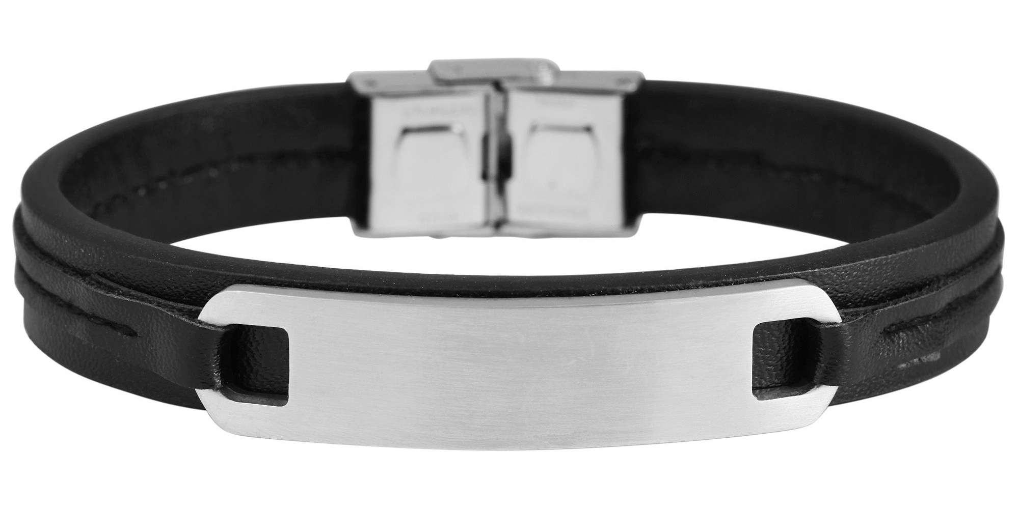 Adelia´s Armband »Unisex Armband aus Leder 20,5 cm« Eine schöne Geschenkidee für jeden Anlass