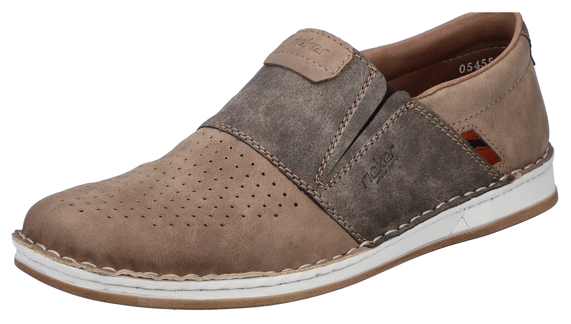 Rieker Slipper, Halbschuh, Freizeitschuh, Sommerschuh mit Perforation günstig online kaufen