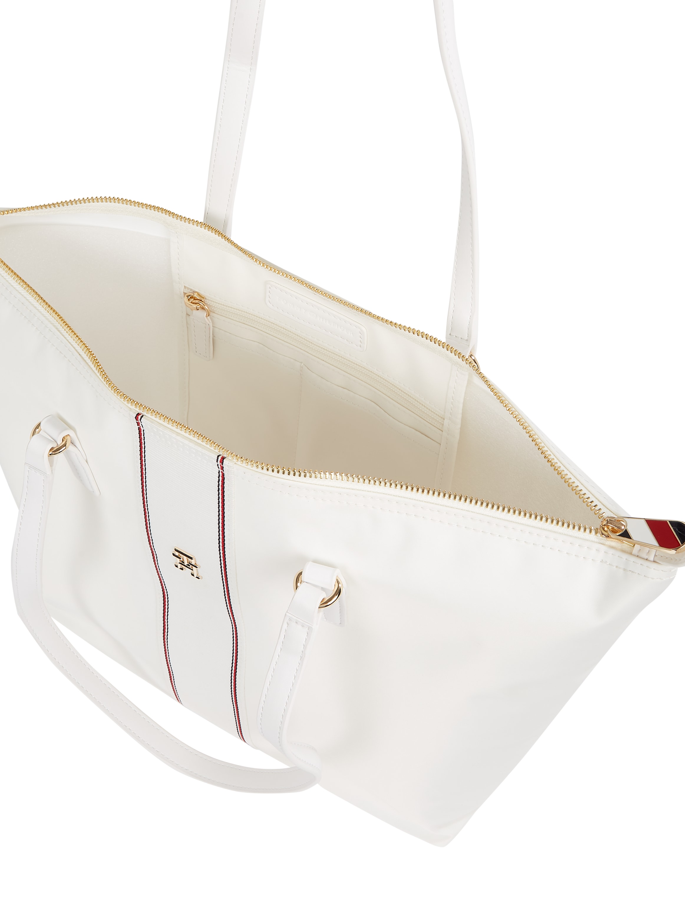 Tommy Hilfiger Tragetasche »POPPY TOTE CORP«, Damen Henkeltasche, Schultertasche, Shopper mit doppeltem Griff