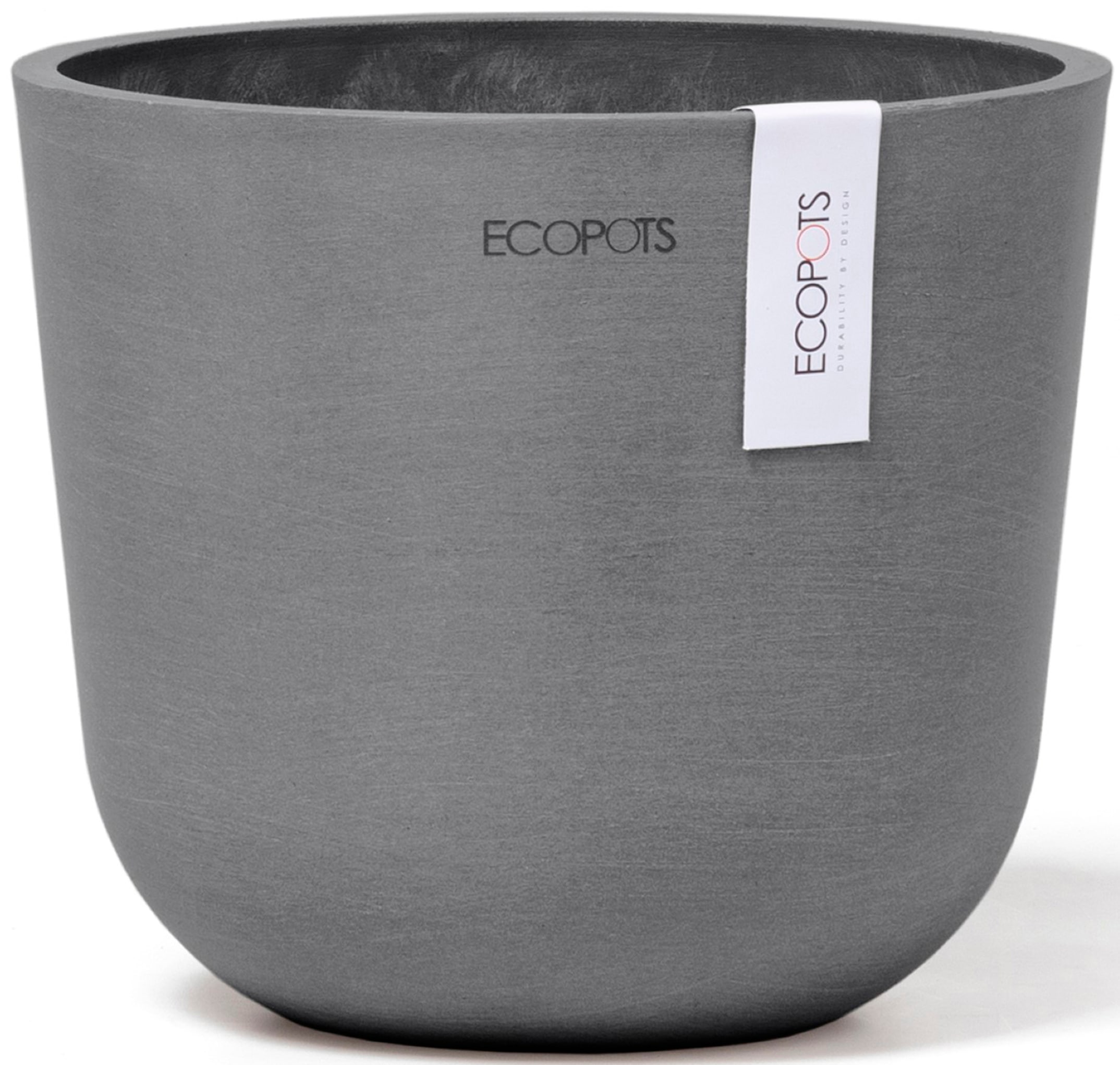 ECOPOTS Blumentopf "Oslo Mini 16 Grau", für den Innenbereich