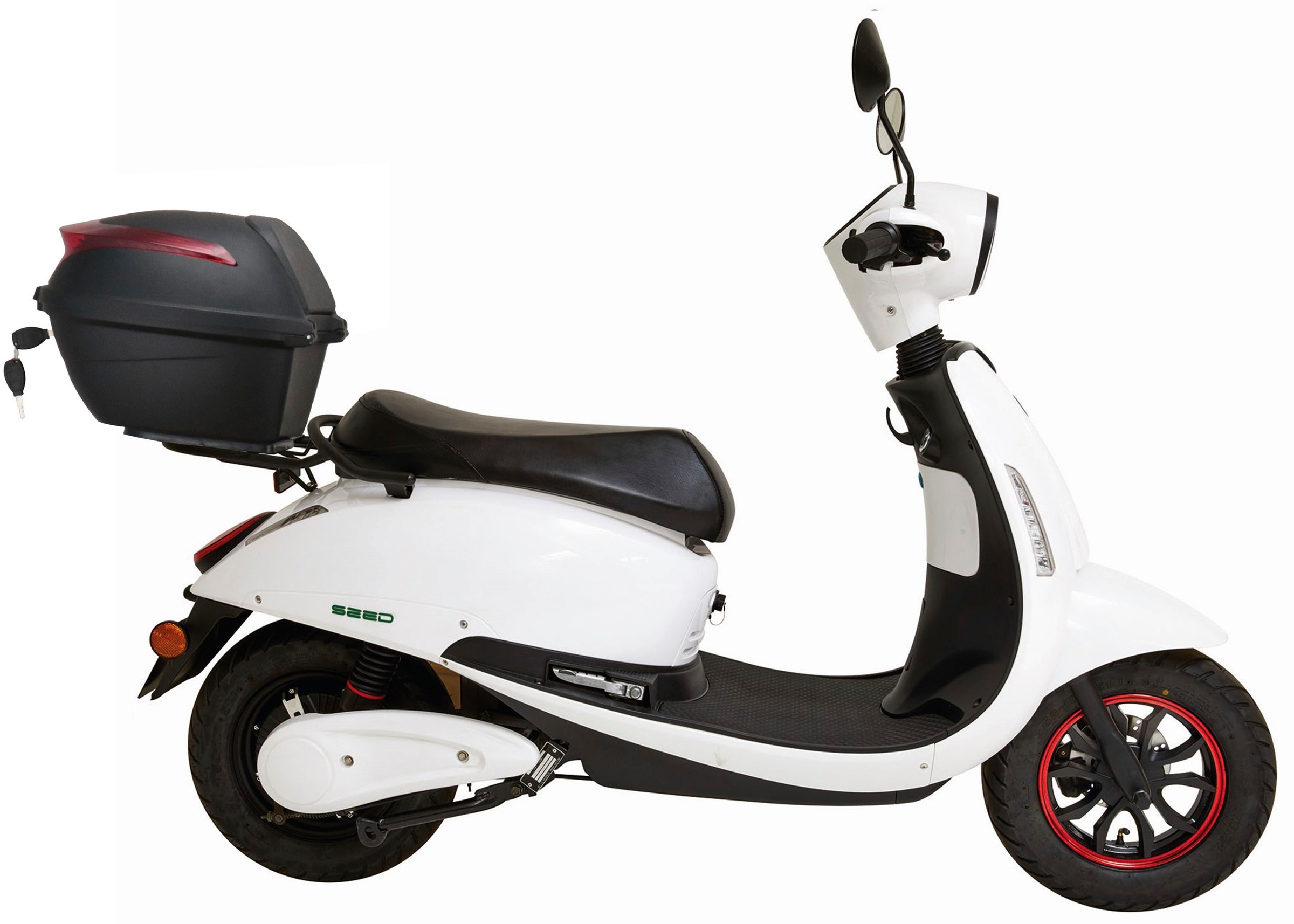 inkl. GreenStreet | »SEED E-Motorroller Plus«, 2 BAUR und Akkus Topcase