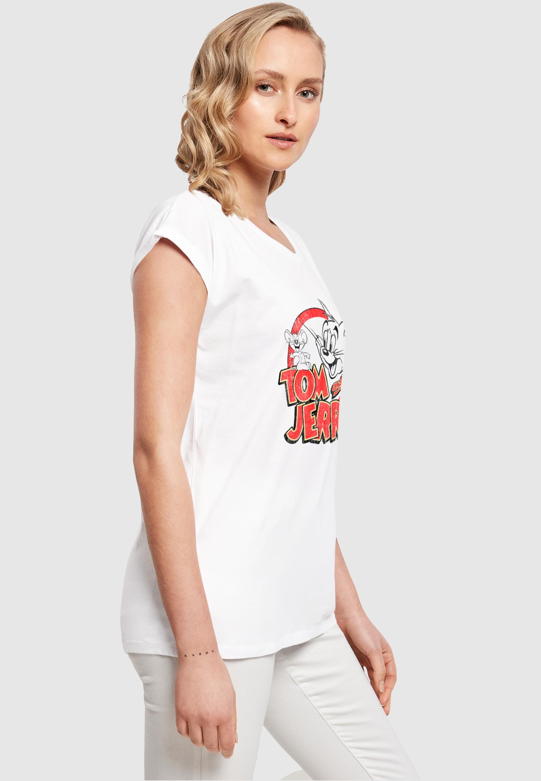 ABSOLUTE CULT T-Shirt »ABSOLUTE CULT Damen Ladies Tom and Jerry - Logo T-Shirt«, (1 tlg.)