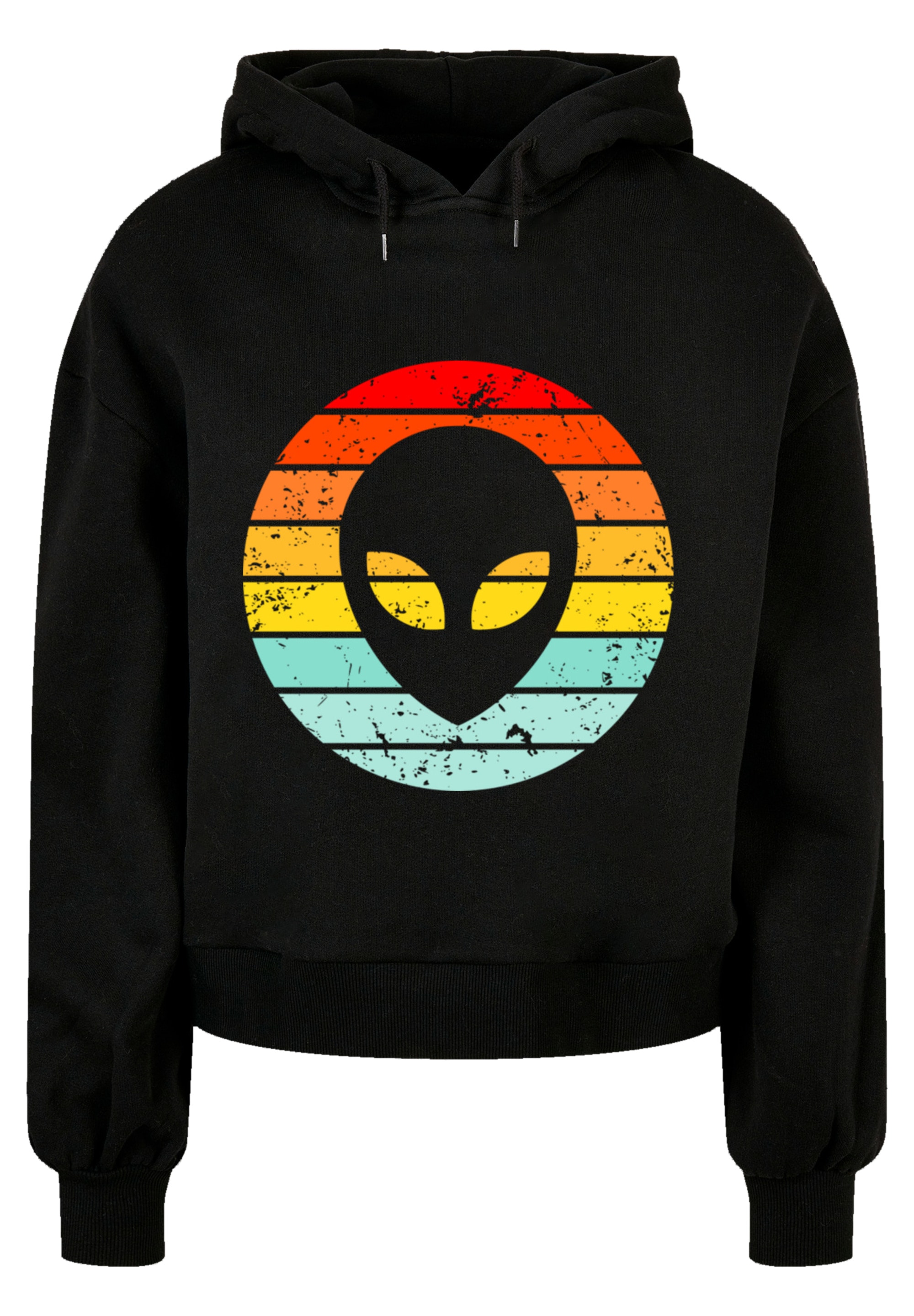 F4NT4STIC Sweatshirt »Alien Retro Sonnenuntergang«, Premium Qualität