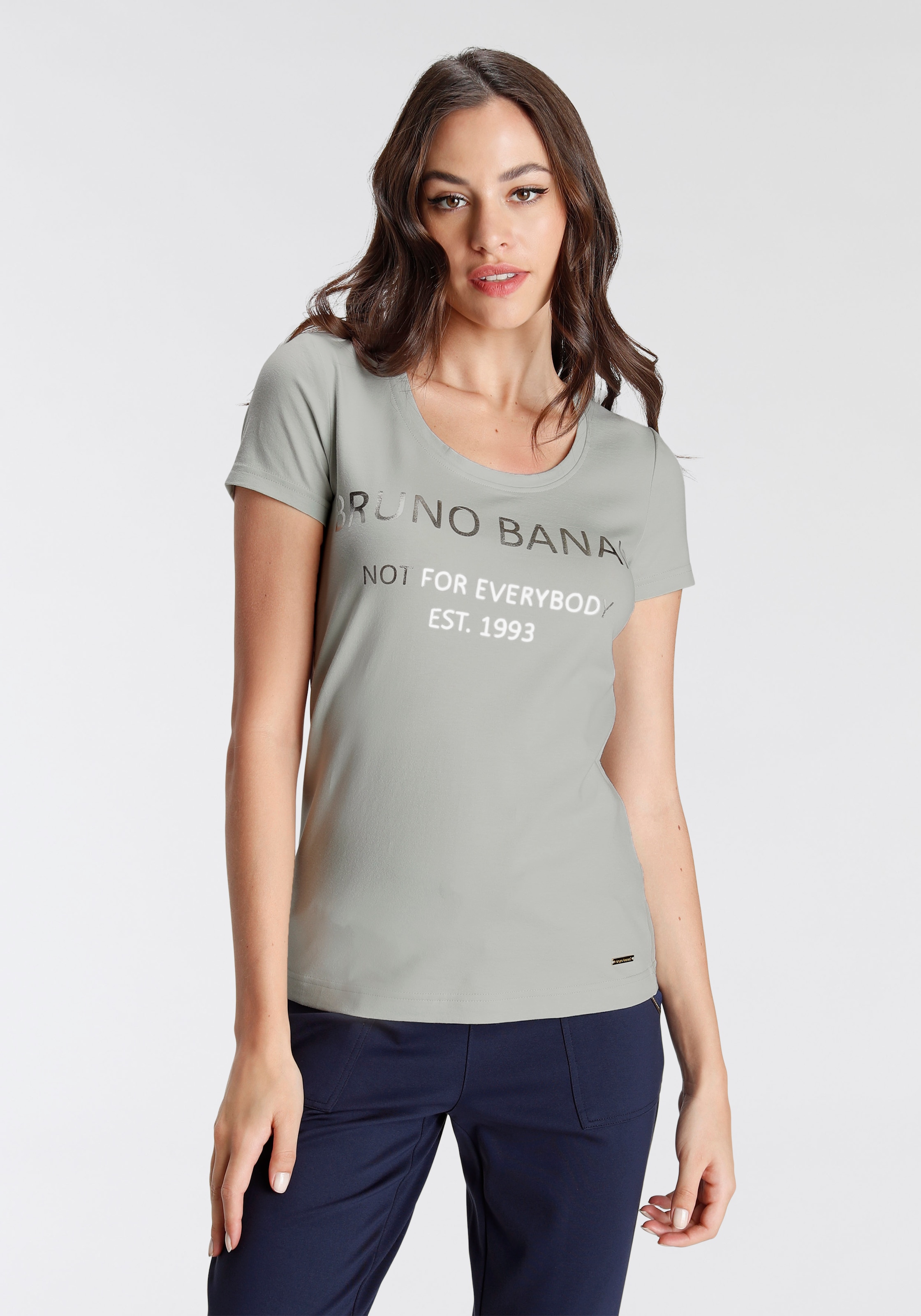 BAUR NEUE | KOLLEKTION bestellen Bruno T-Shirt, Banani online Logodruck goldfarbenem mit