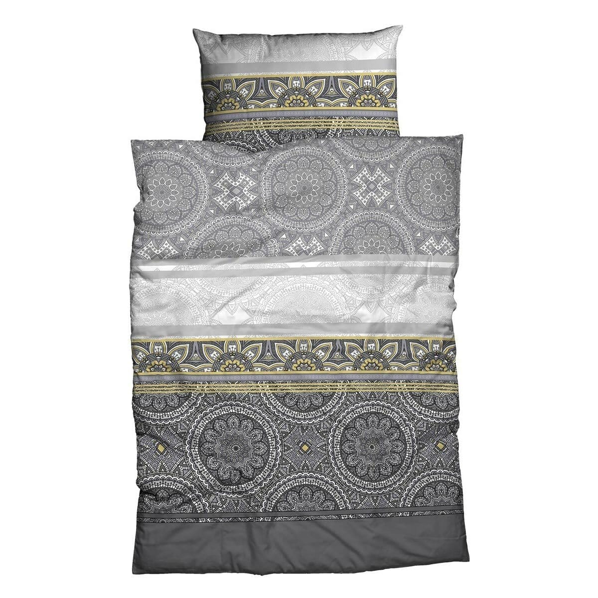 TRAUMSCHLAF Bettwäsche »Bo«, (2 tlg.), orientalisches Design mit seidigem Glanz