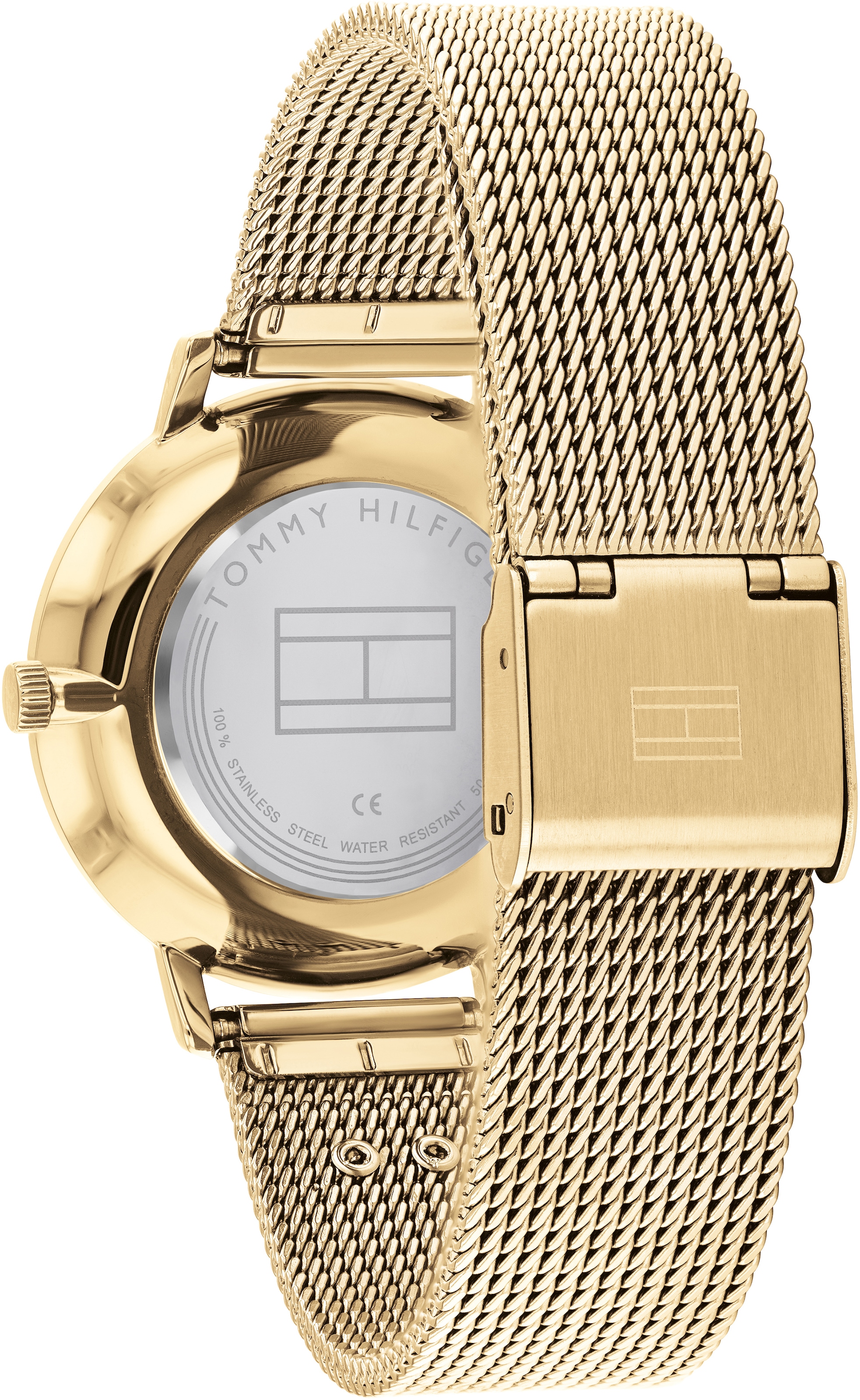 Tommy Hilfiger Quarzuhr »TEA«, Armbanduhr, Damenuhr, Edelstahlarmband