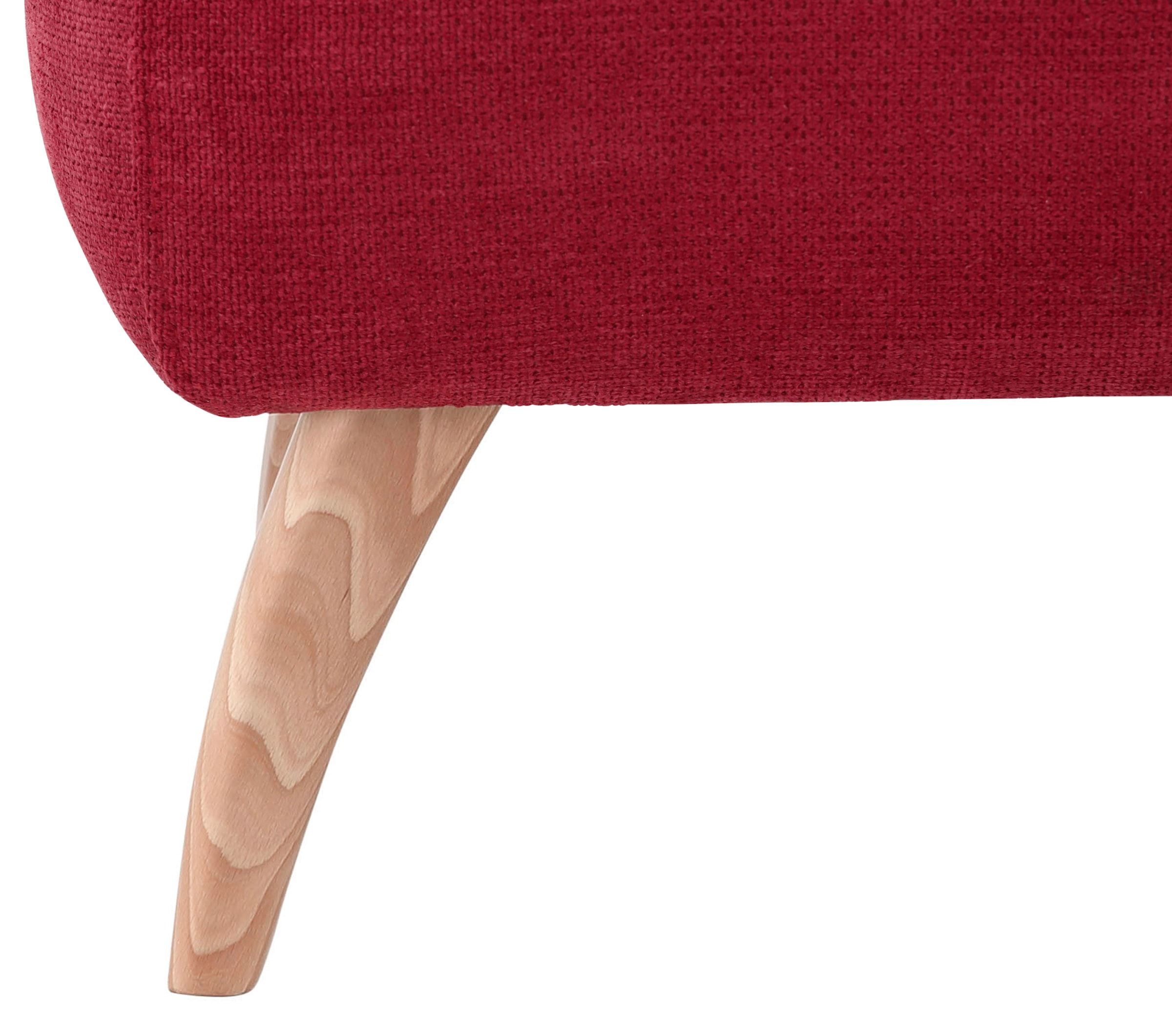 Home affaire Hocker »Baggio«, mit Holzfüßen