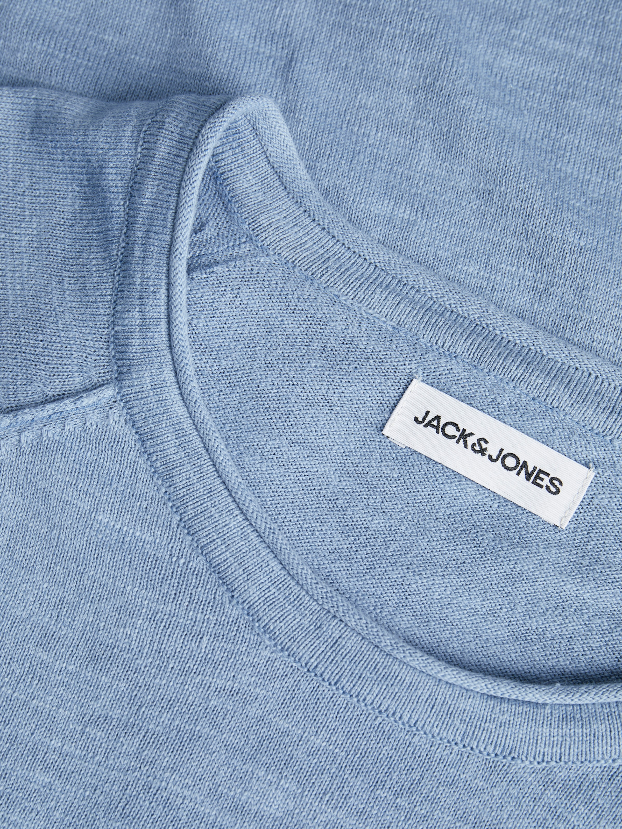 Jack & Jones Rundhalspullover »JJEBREEZE KNIT CREW NECK SN«, mit Rundhalsausschnitt