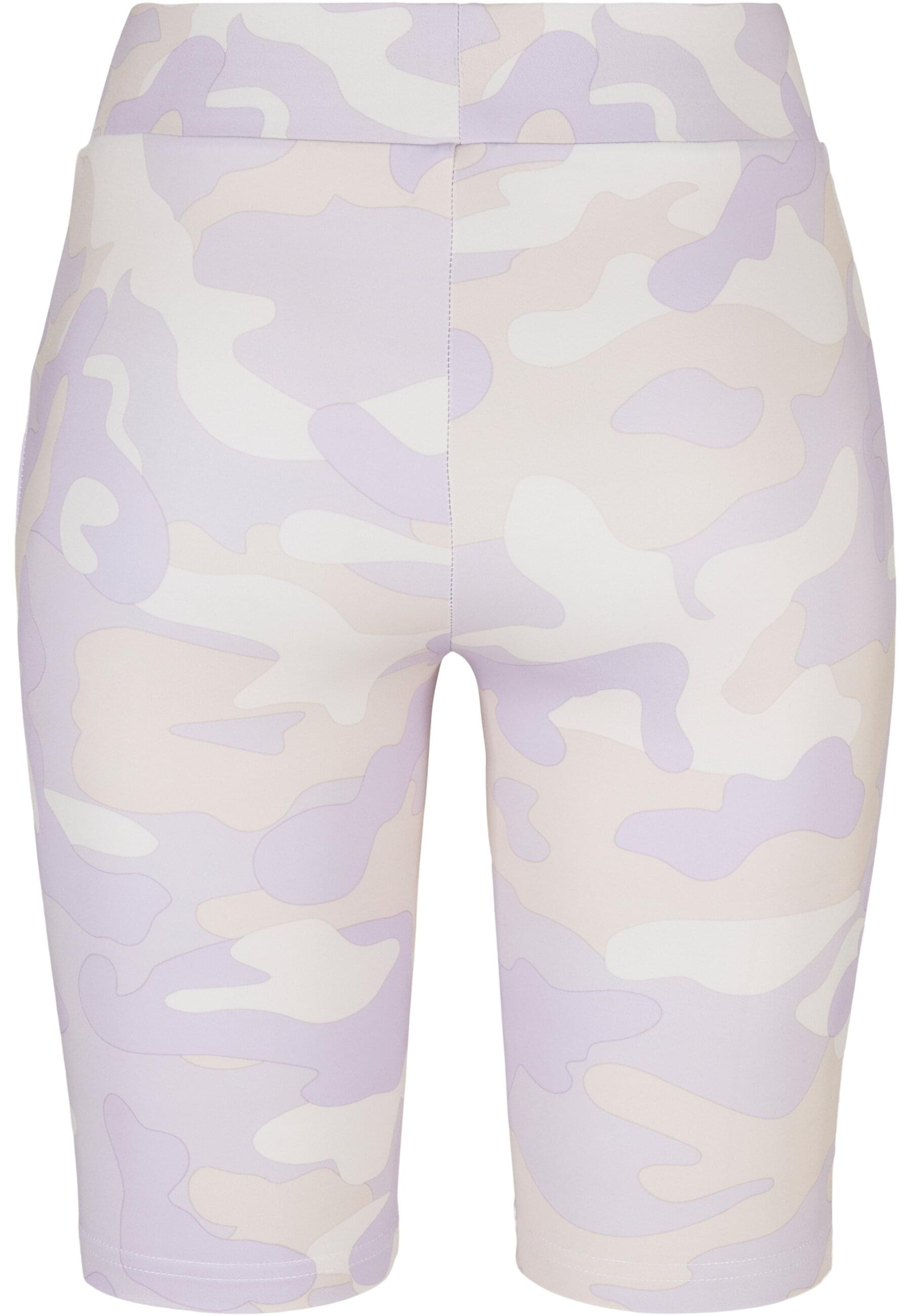 URBAN CLASSICS Stoffhose »Urban Classics Damen Ladies High Waist Camo Tech Cycle Shorts«, (1 tlg.)