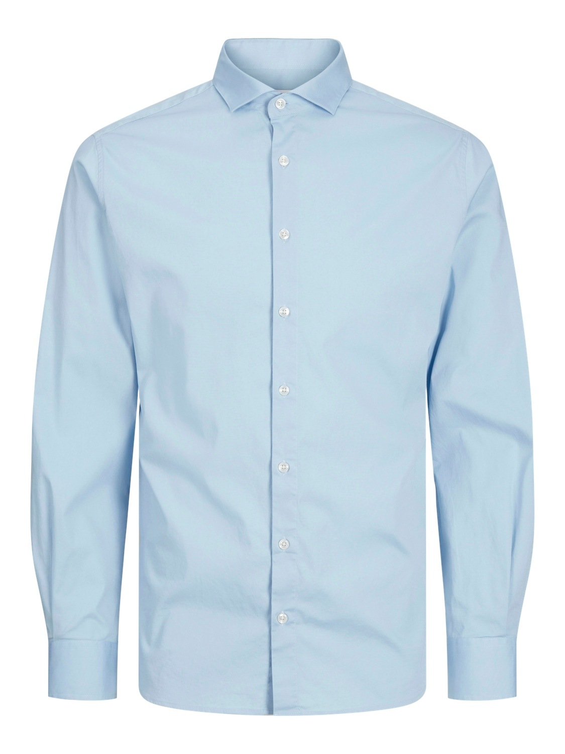 Thumbnail - Jack & Jones Langarmhemd "JPRBLAJAXON mit Stretchanteil und stylischem Kragen", unifarben, slim fit, Web, Hemdkragen, at...