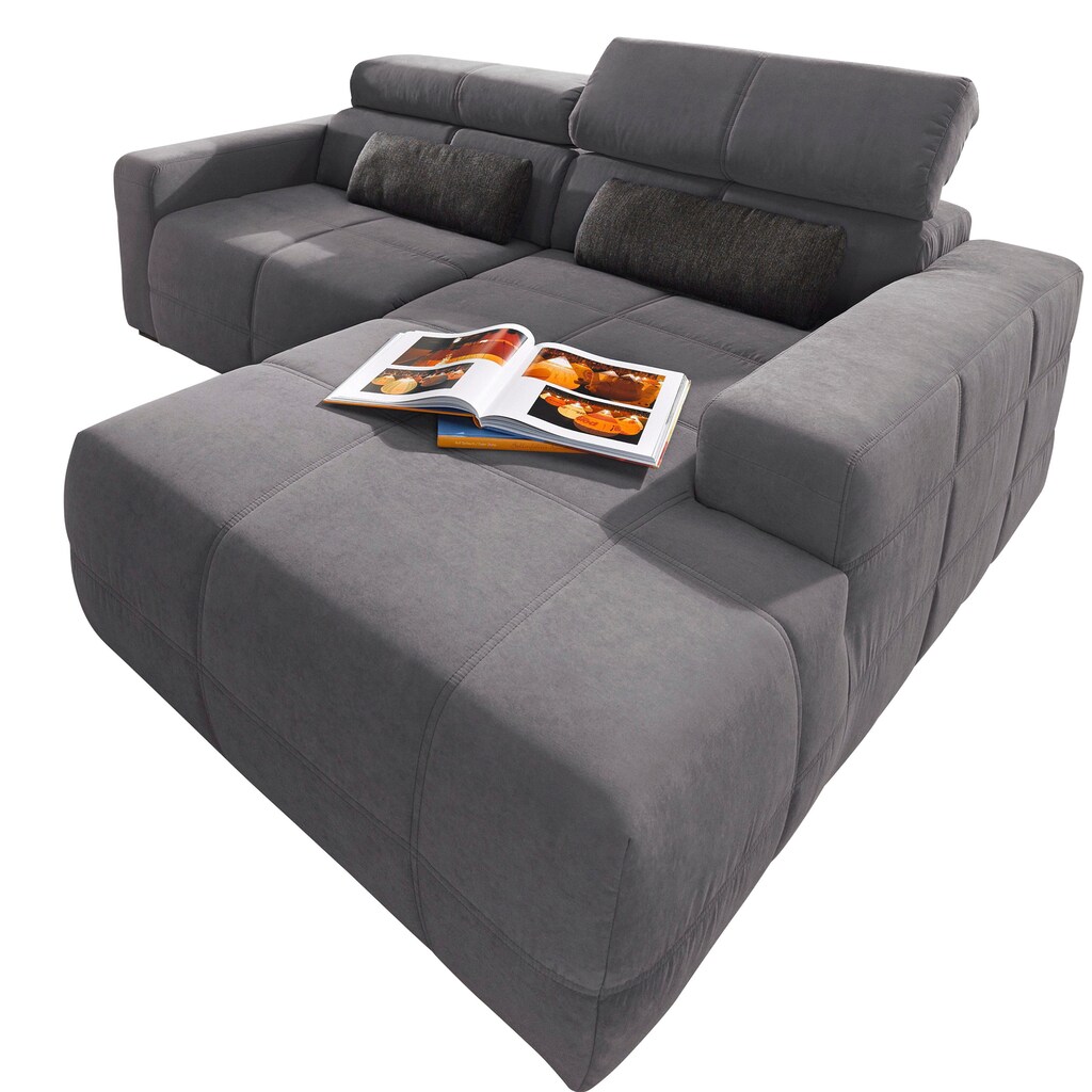 DOMO collection Ecksofa »Brandon kleine Ausführung B/T/H: 214/100/80 cm«