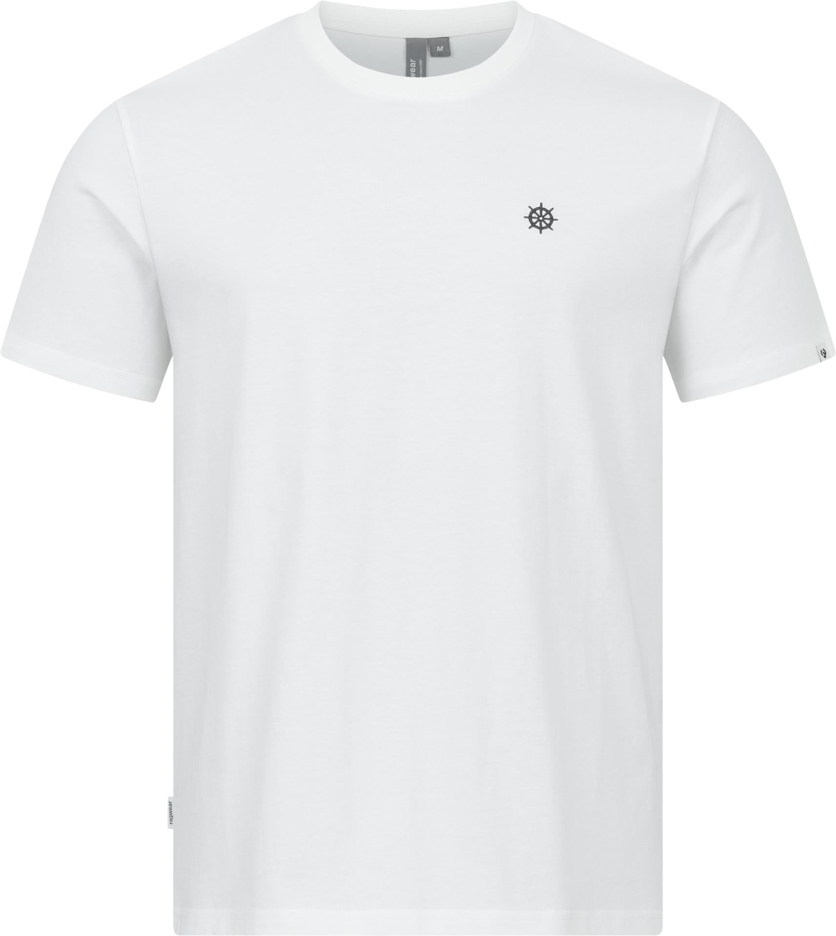 Ragwear T-Shirt »Samms H Gots YOUMODO« Kurzärmliges Shirt mit Kapitän-Stickerei