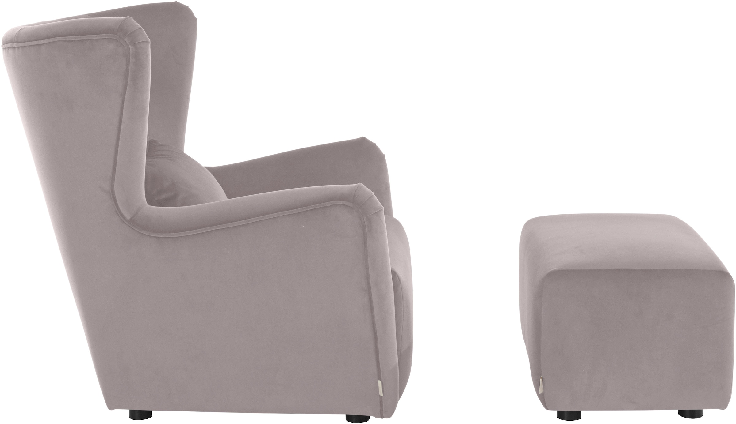 LeGer Home by Lena Gercke Ohrensessel »Levke Sessel«, wahlweise mit oder ohne Hocker