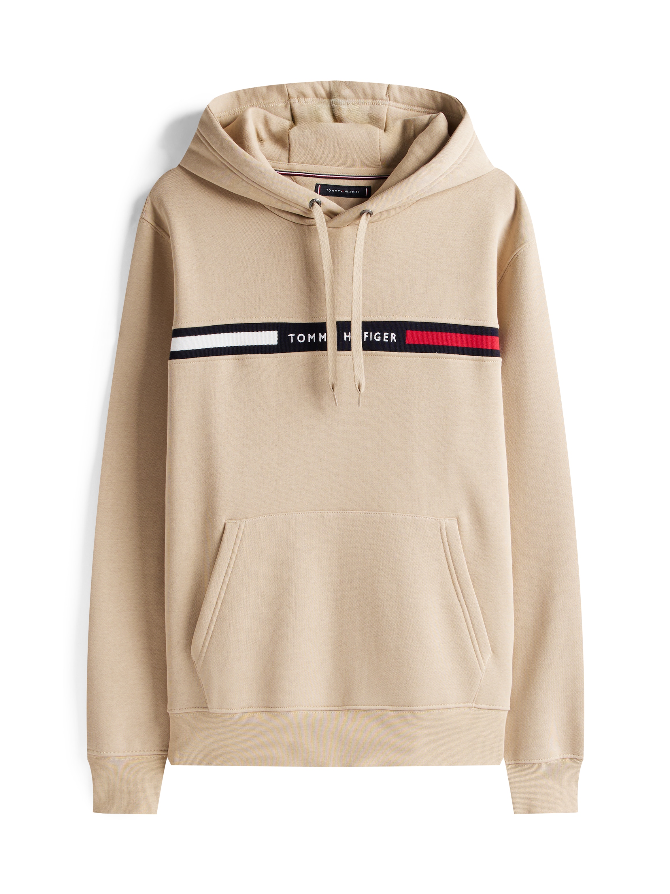 Tommy Hilfiger Kapuzensweatshirt »HILFIGER CHEST INSERT HOODY«, mit Kapuze, Kängurutasche, Logoschriftzug