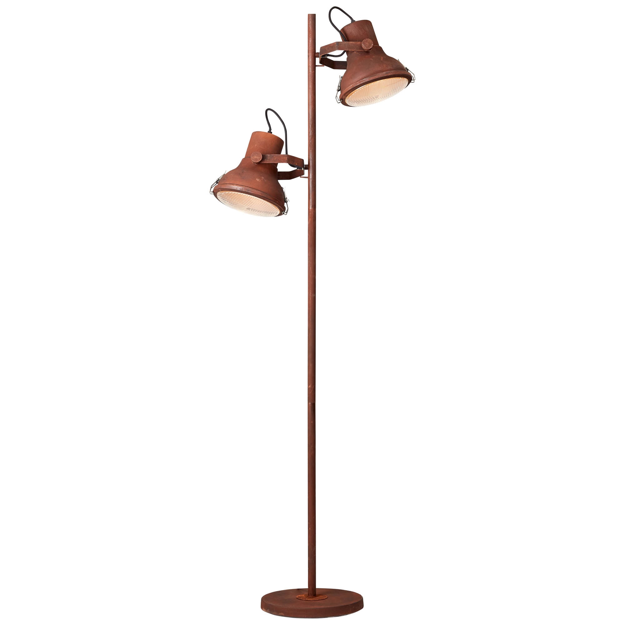 Brilliant Stehlampe »Frodo«, 2 Höhe, cm | E27, schwenkbar, cm 160 BAUR 2 rost 49 Metall, x flammig-flammig, Breite