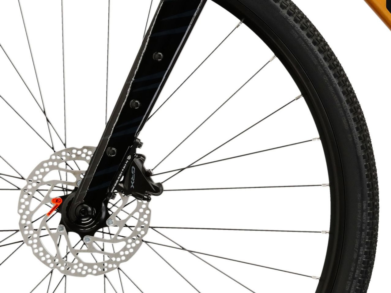 Kross Gravelbike »Gravelbike Esker 5.0 GRX 1X12 Grau 12 Gänge« 12 Gang Shimano GRX RX822 Schaltwerk Kettenschaltung