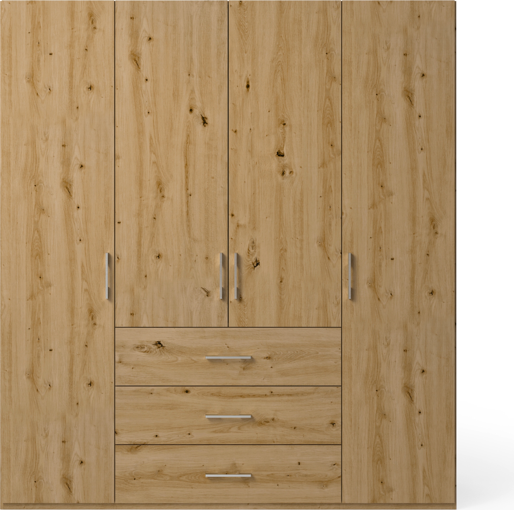 set one by Musterring Drehtürenschrank »Henderson«, mit 3 Schubladen, inkl. Fachböden und Kleiderstangen
