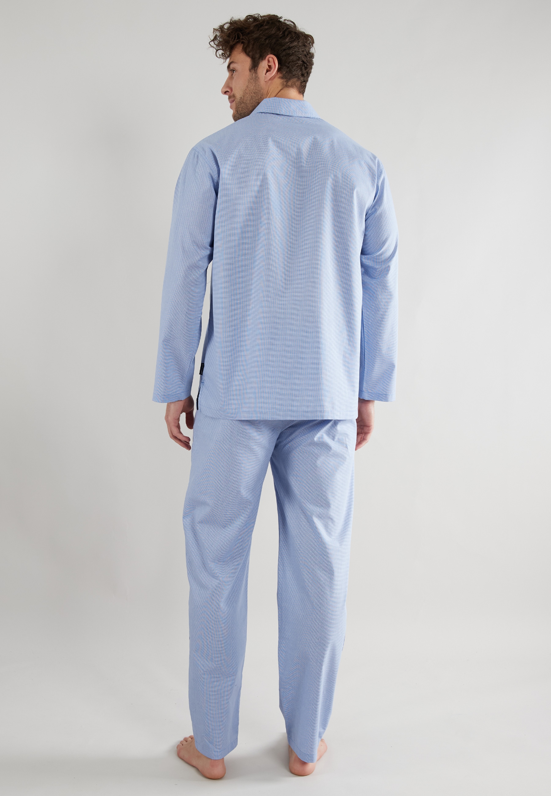 TOM TAILOR Pyjama, (2 tlg.), mit durchgängiger Knopfleiste