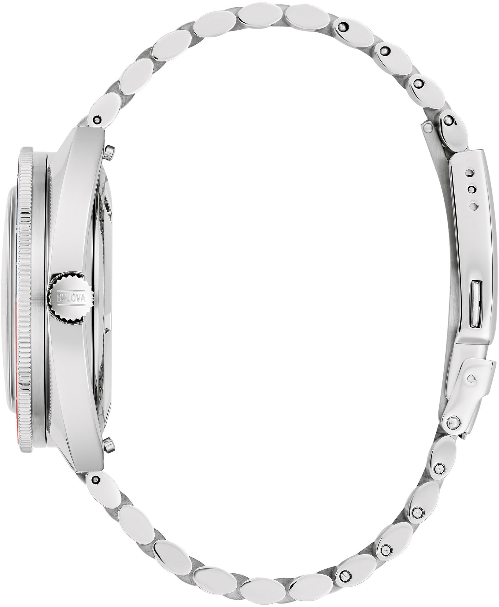 Bulova Automatikuhr »Oceanographer GMT«, Armbanduhr, Herrenuhr, bis 20 bar wasserdicht, Saphirglas