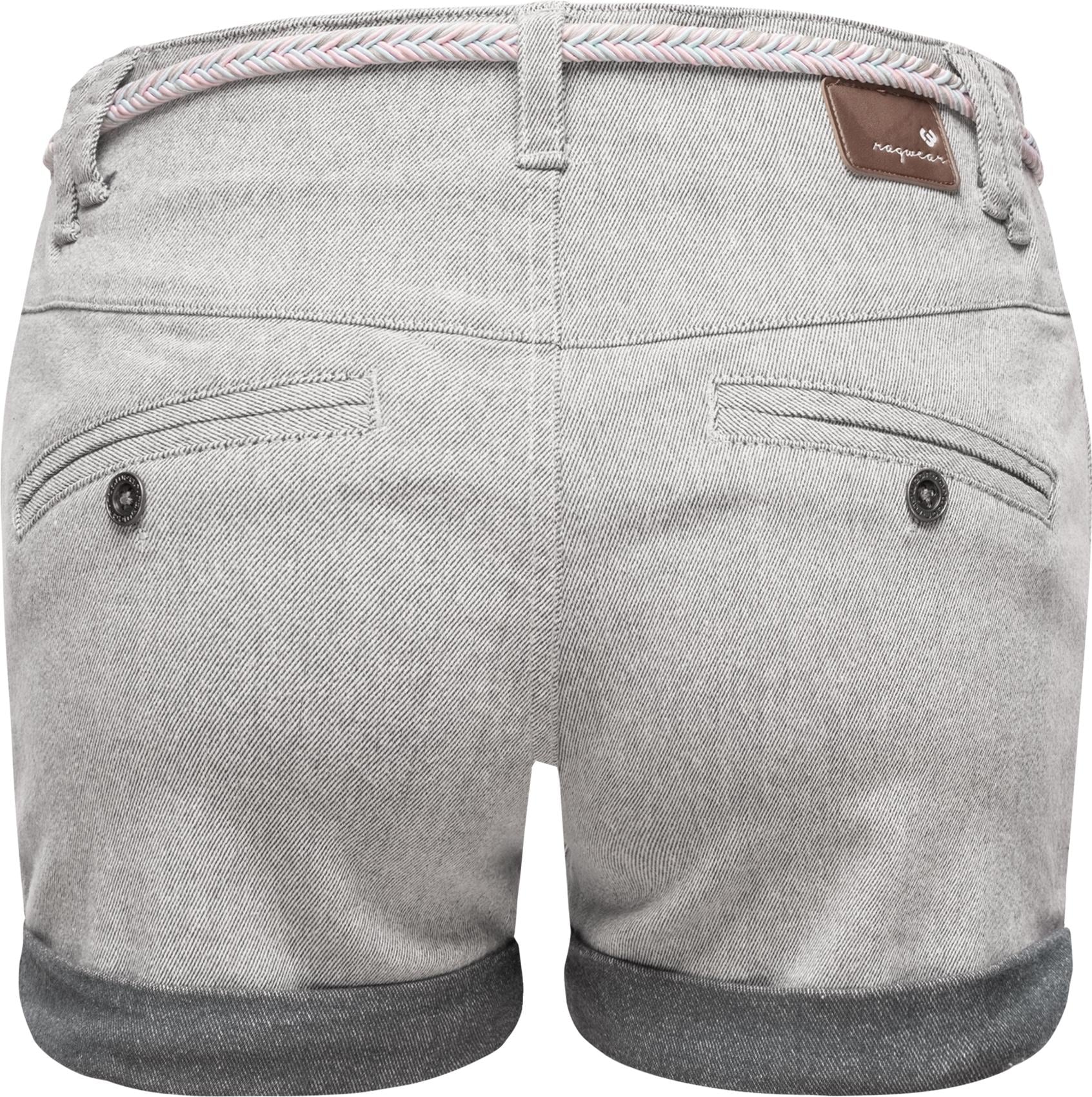 Ragwear Chinoshorts »Heaven A«, kurze Hose mit hochwertigem Flechtgürtel