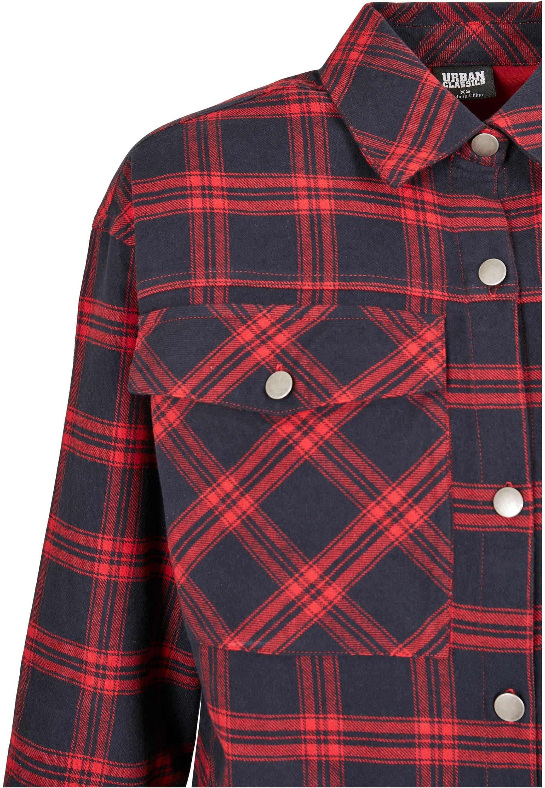 URBAN CLASSICS Langarmhemd »Urban Classics Damen Ladies Oversized Overshirt«, (1 tlg.)