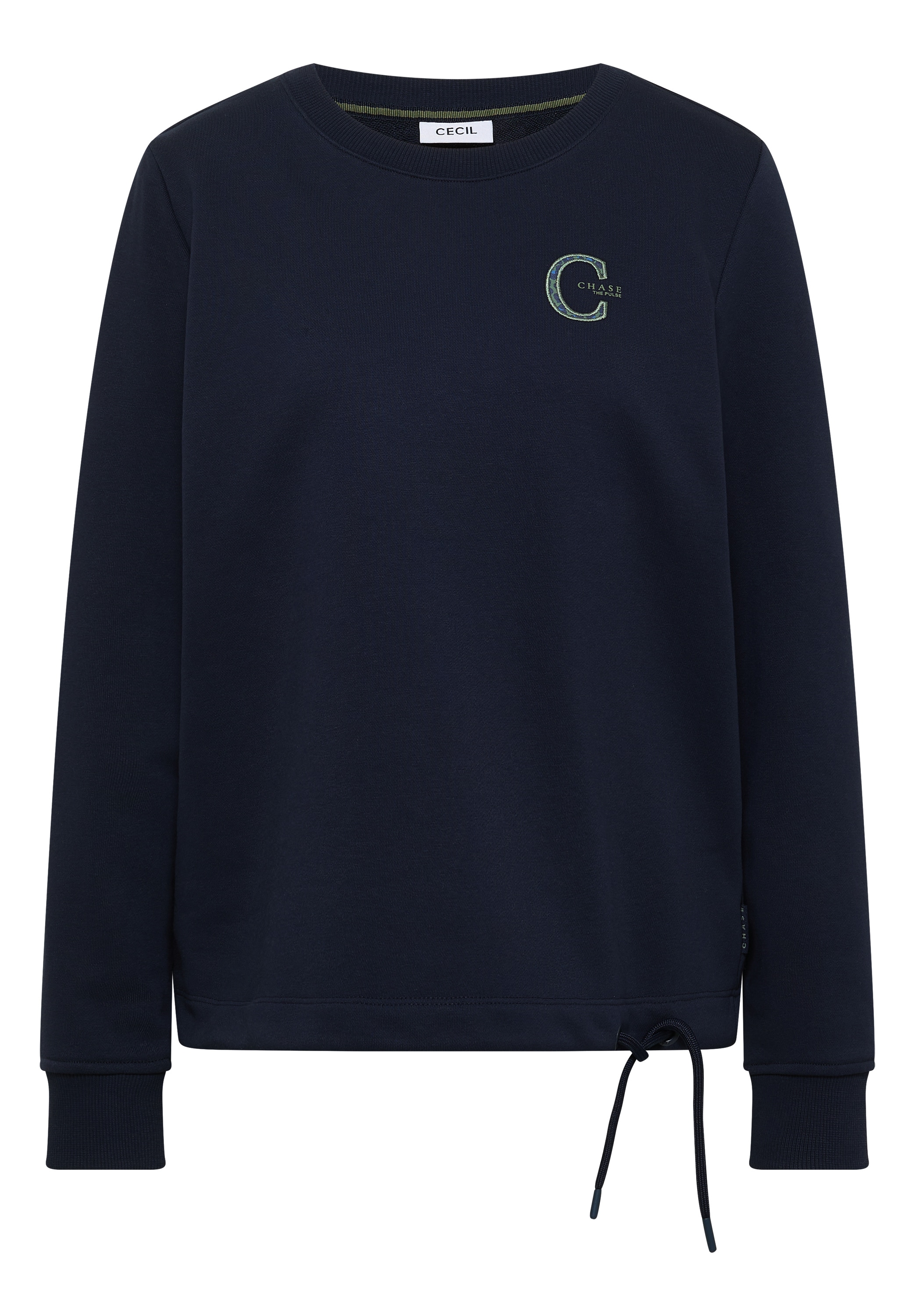 Cecil Sweatshirt , mit Elastiksaum und Tunnelzug
