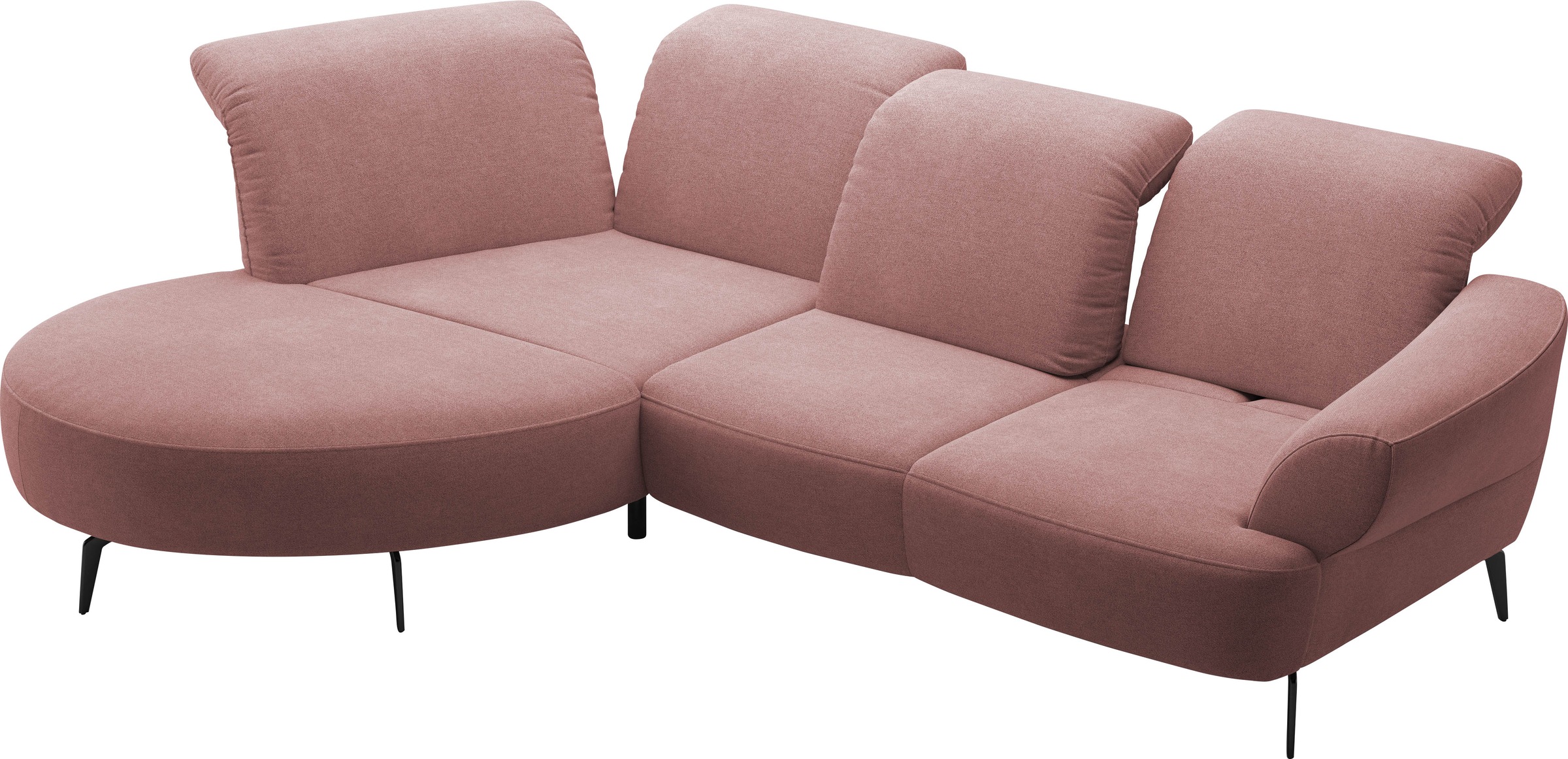 sit&more Ecksofa »Dance«, inkl.System Click&Seat und Sitztiefenverstellung