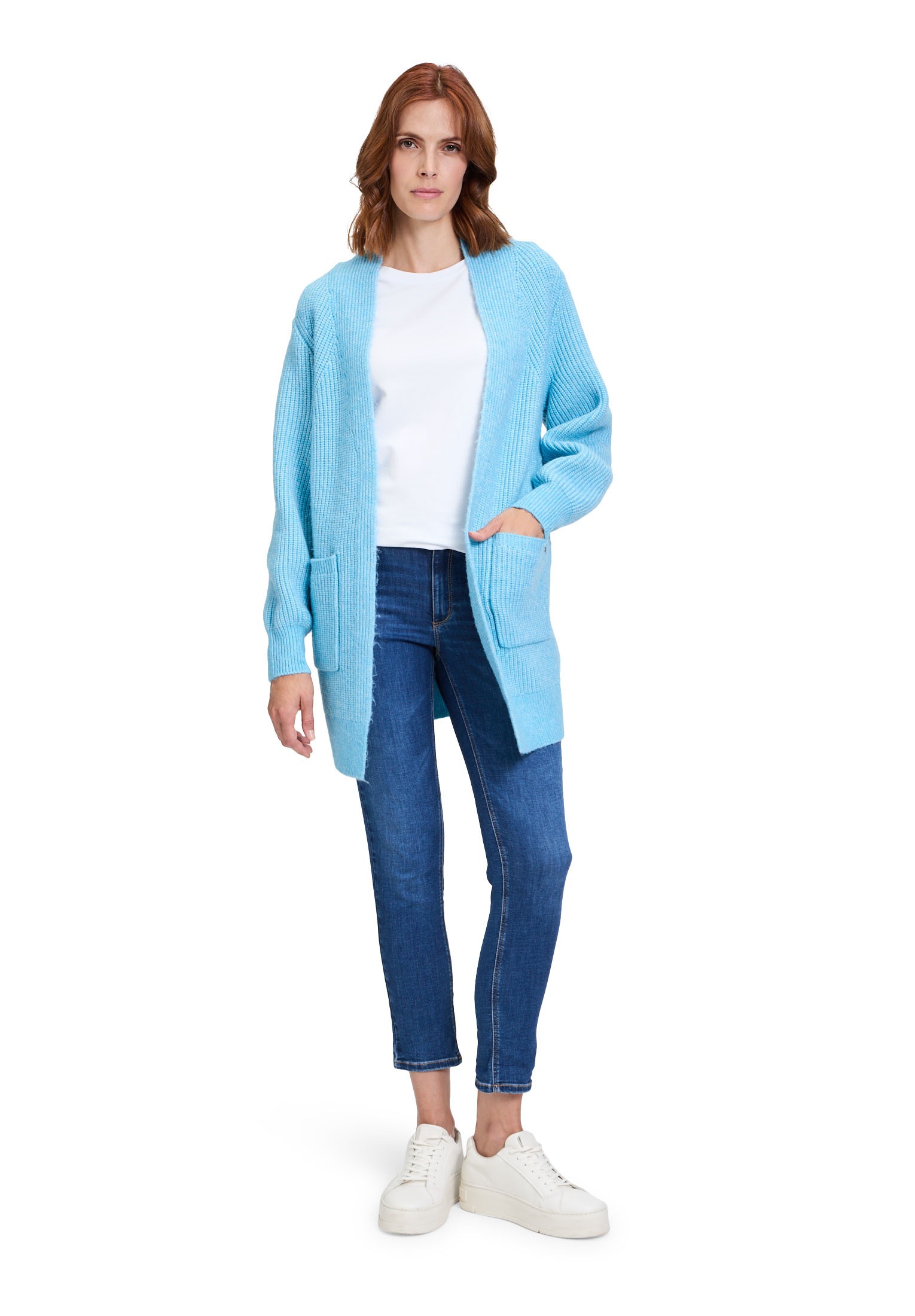 Betty&Co Strickjacke »Betty & Co Strick-Cardigan ohne Verschluss«, Struktur