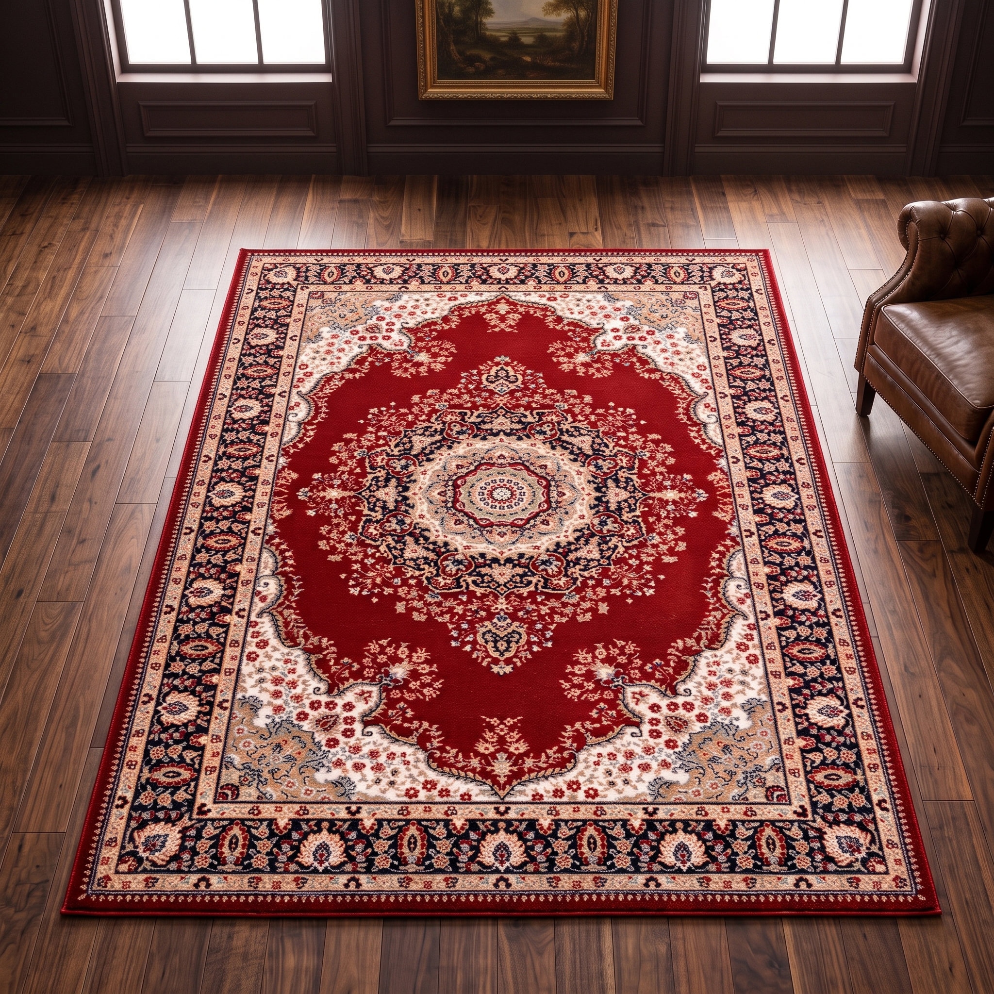 THEKO Wollteppich "Dolna - 809" rechteckig 10 mm Höhe Kurzflor, reine Wolle, Orient-Optik