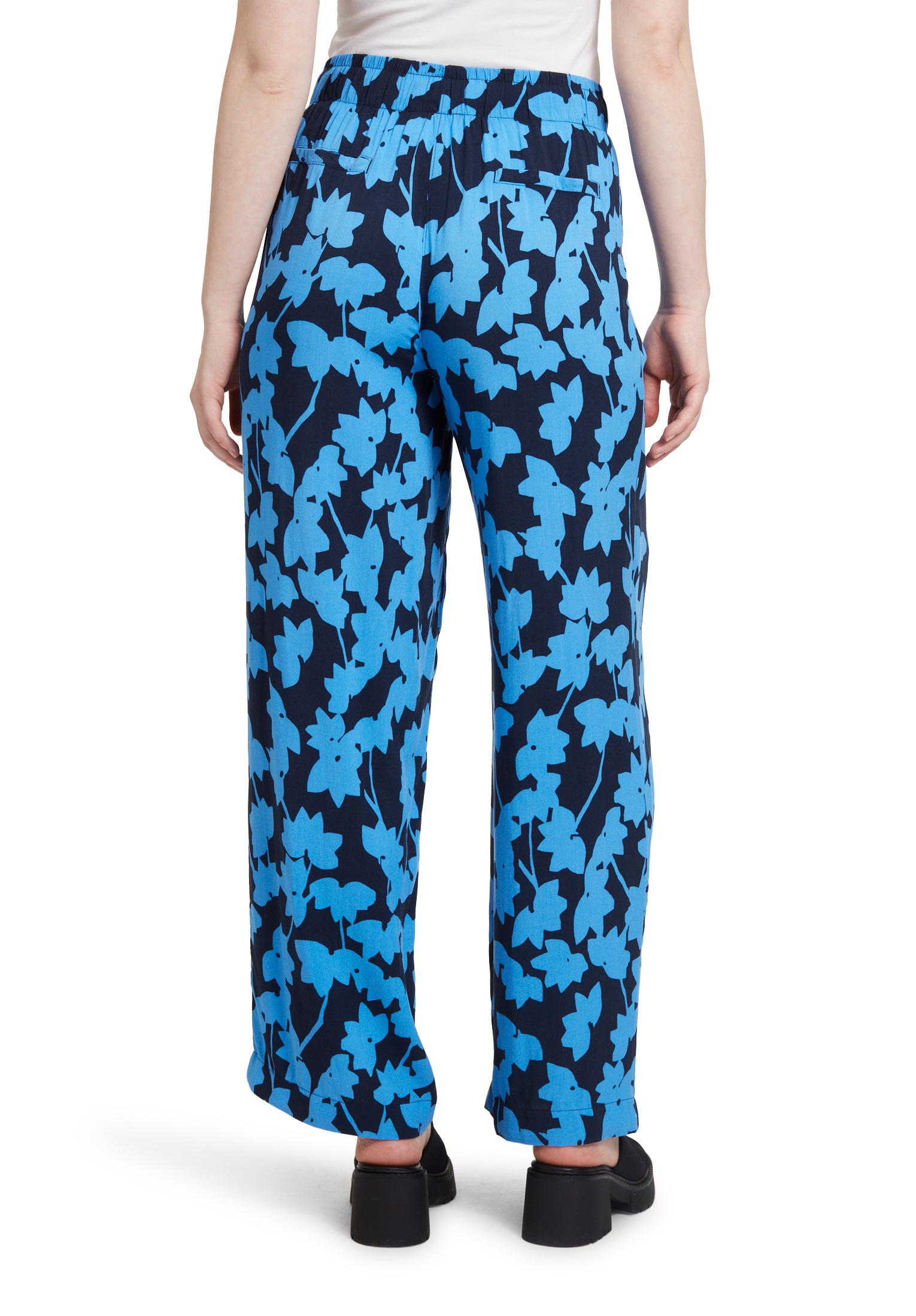 Betty&Co Schlupfhose »Betty & Co Schlupfhose mit Bindegürtel«, Druck