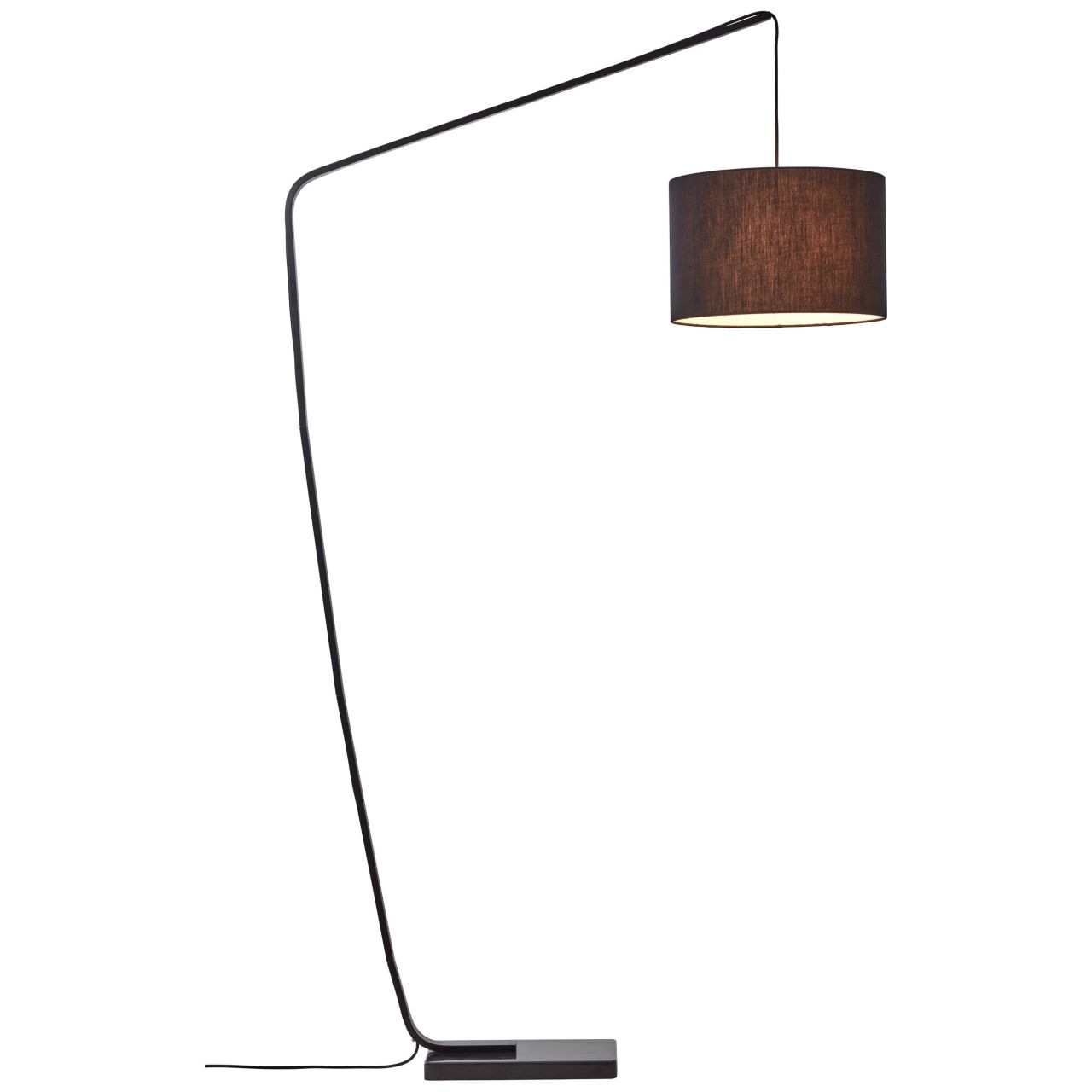 Brilliant Bogenlampe Ø | E27, »Daria«, cm, BAUR Höhe, cm 40 1 cm Metall/Textil/Marmor, flammig-flammig, 210 Ausl., schwarz 110