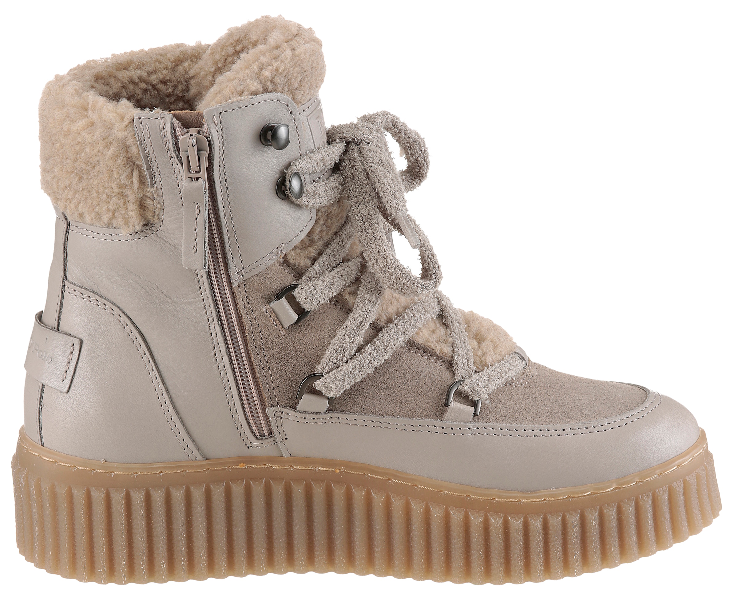 Marc O'Polo Winterboots »BIANCA«  Schnürboots, Plateauboots, Keilstiefelette mit Innen-Reißverschluss
