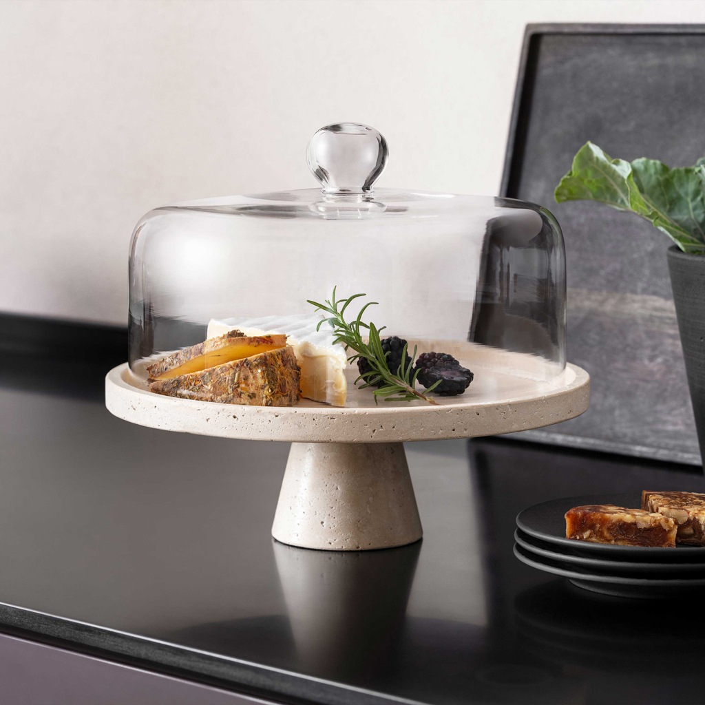 Manufacture Travertine Platte 24,5 cm