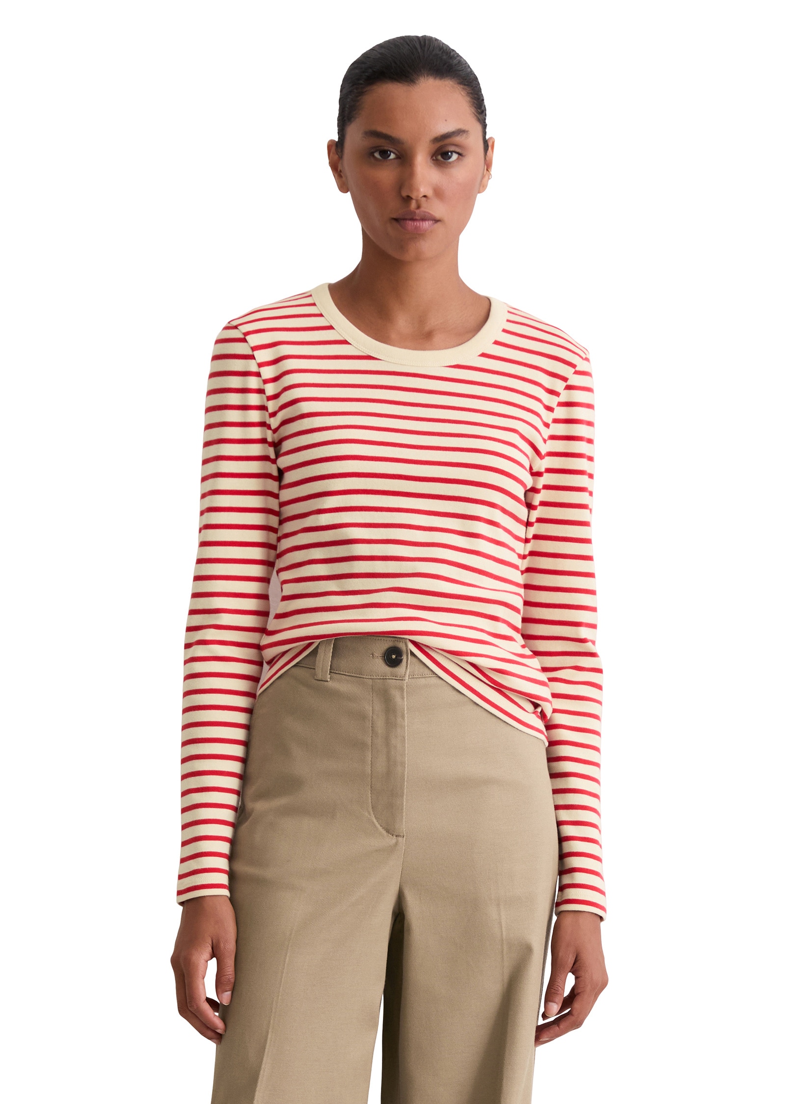 Marc O'Polo Langarmshirt »aus reiner Bio-Baumwolle«