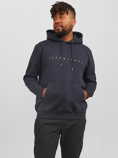 Jack & Jones PlusSize "JJESTAR JJ SWEAT HOOD NOOS PLS", Baumwollmischung, r günstig online kaufen