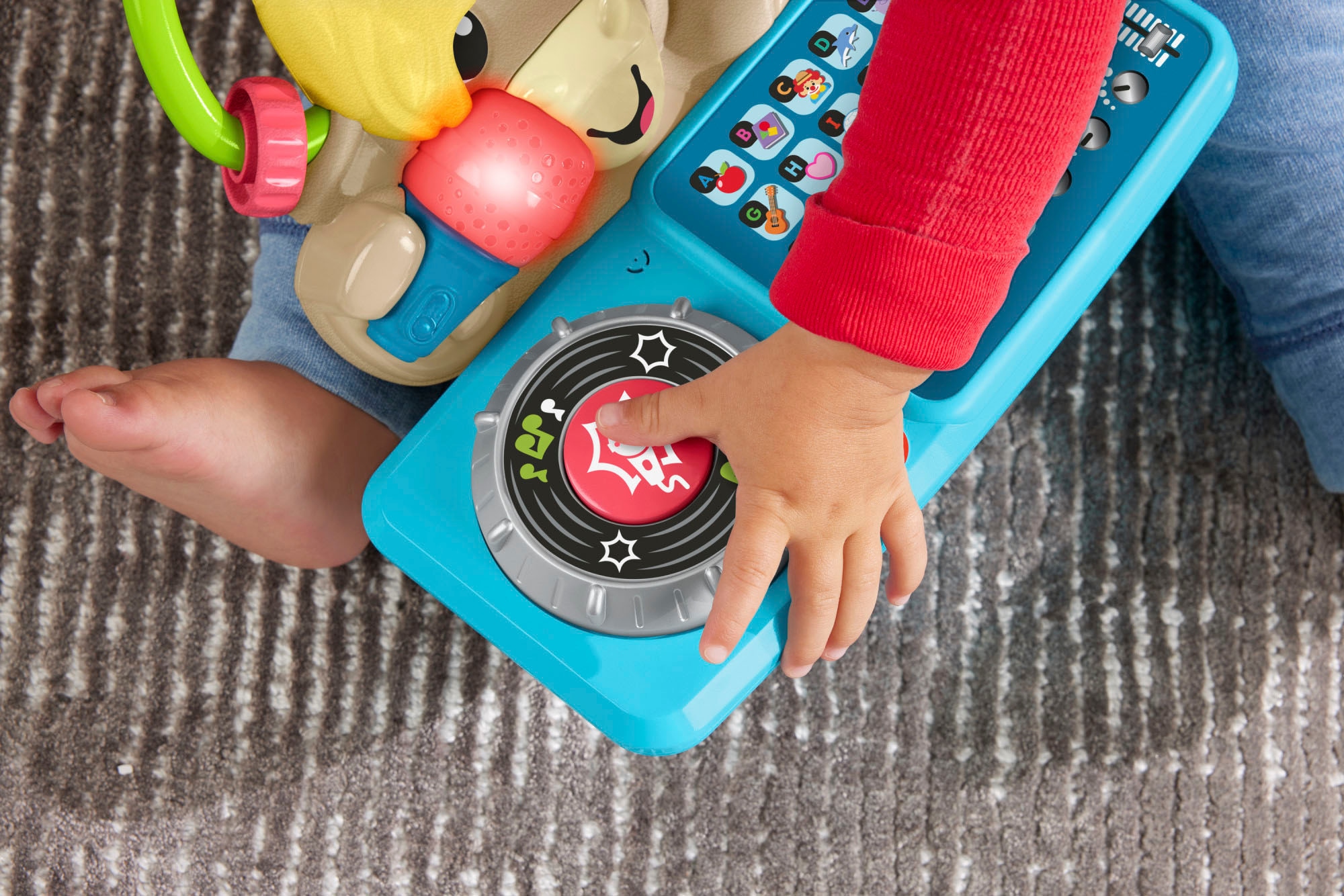 Fisher-Price® Lernspielzeug »Beat Bande ABC DJ-Yak Taylor«, mit Licht und Sound