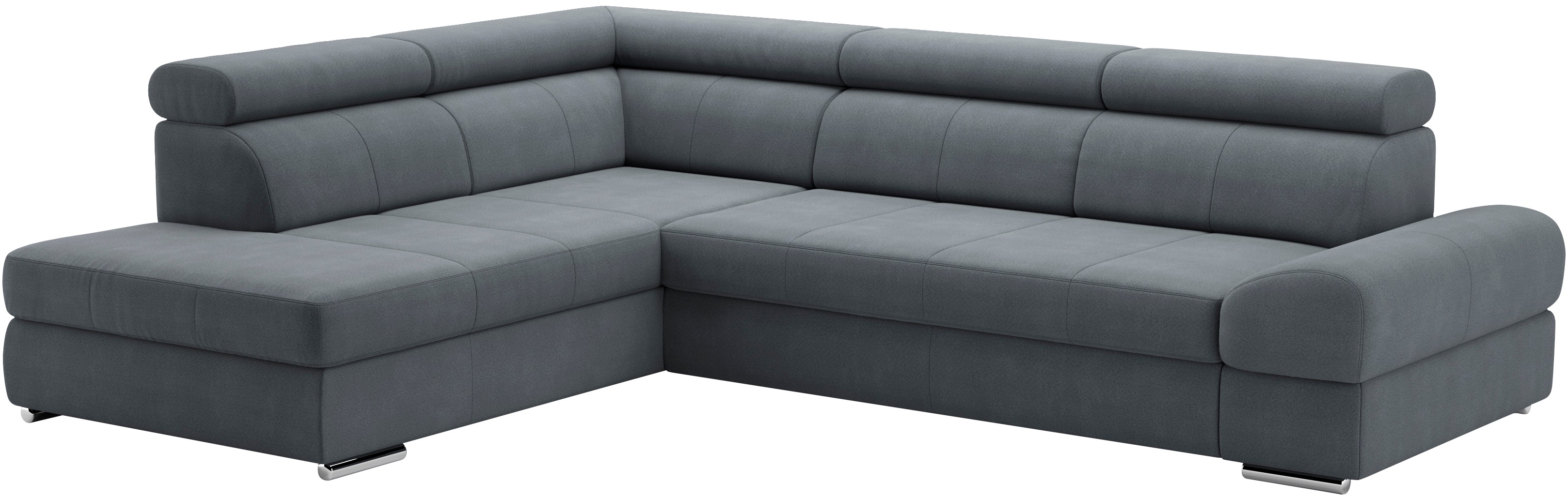 Thumbnail - sit&more Ecksofa "Broadway L-Form", mit verstellbaren Kopfteilen, wahlweise mit Bettfunktion