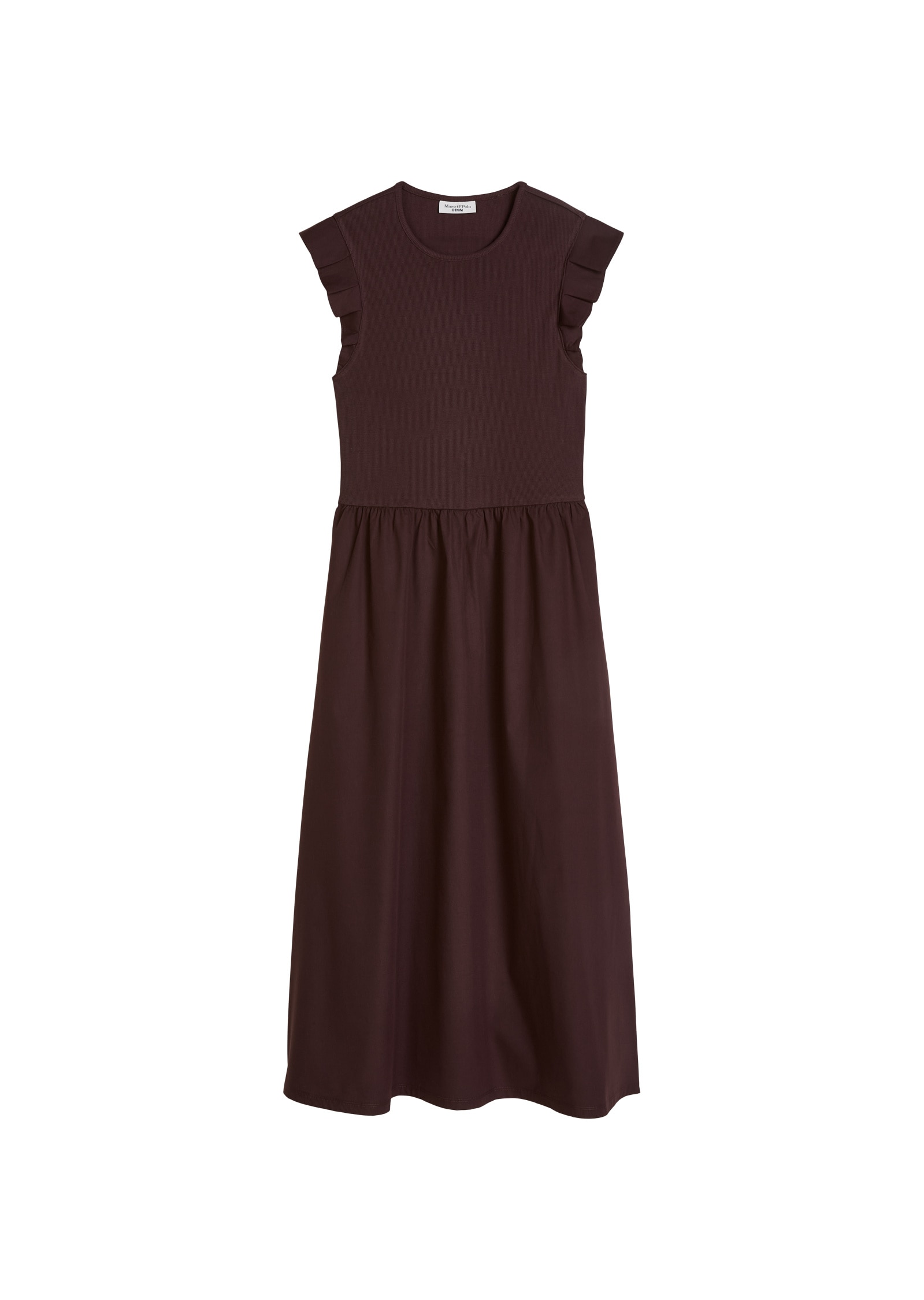 Marc O'Polo DENIM Jerseykleid »mit Baumwoll-Popelinerock«