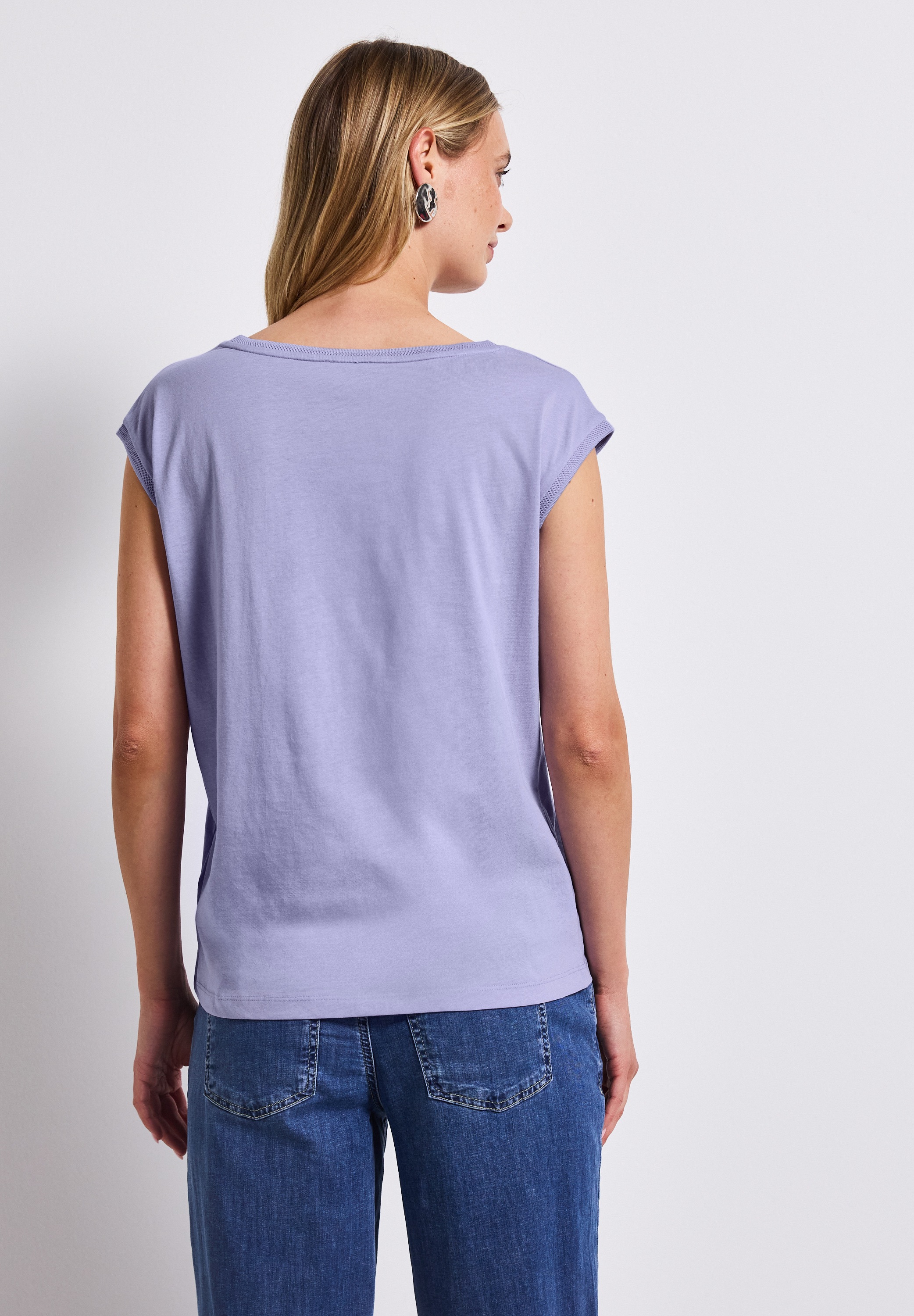 STREET ONE T-Shirt, aus reiner Baumwolle