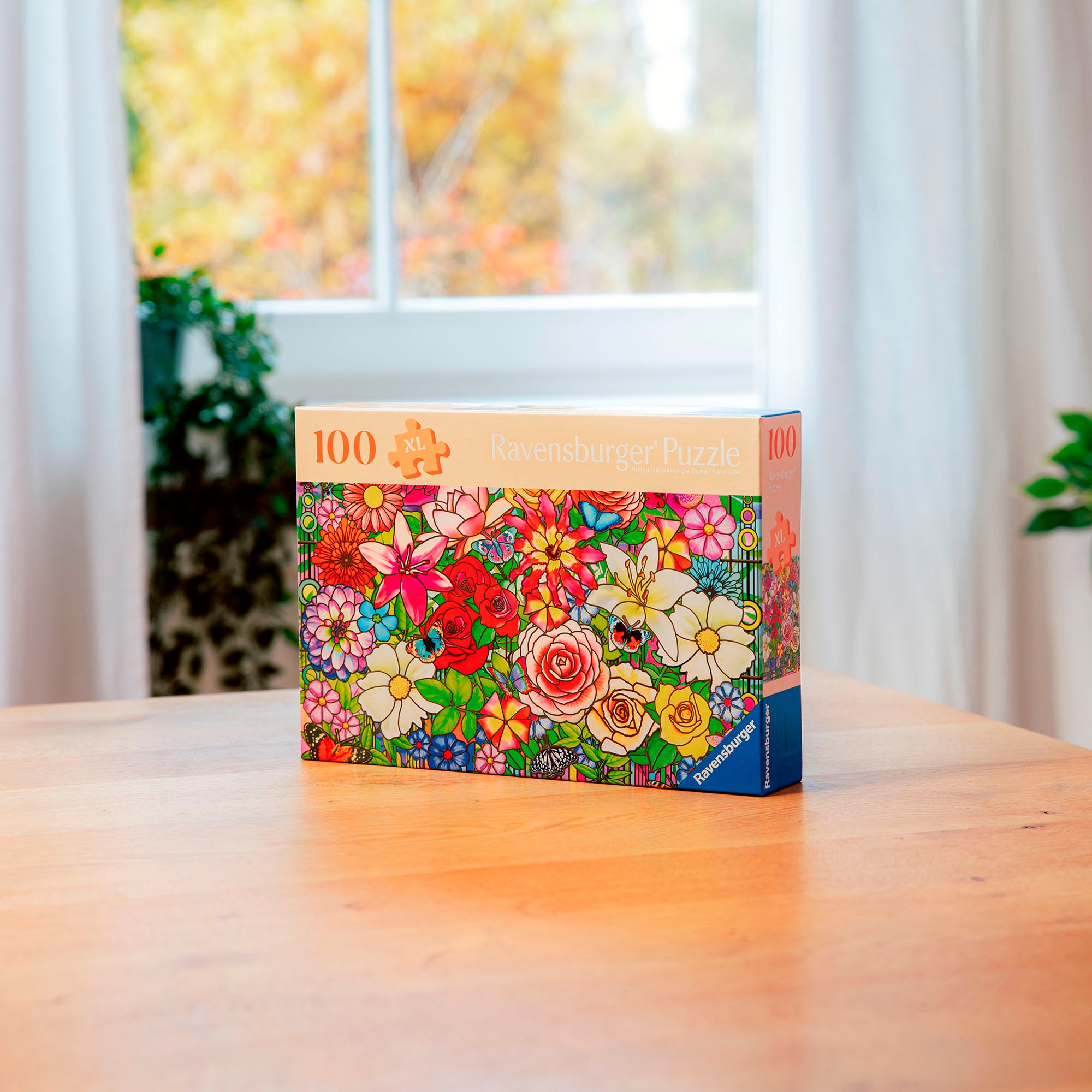 Ravensburger Puzzle »Feel Well & Puzzle, Blumenfenster«, XL, für Erwachsene, Made in Europe