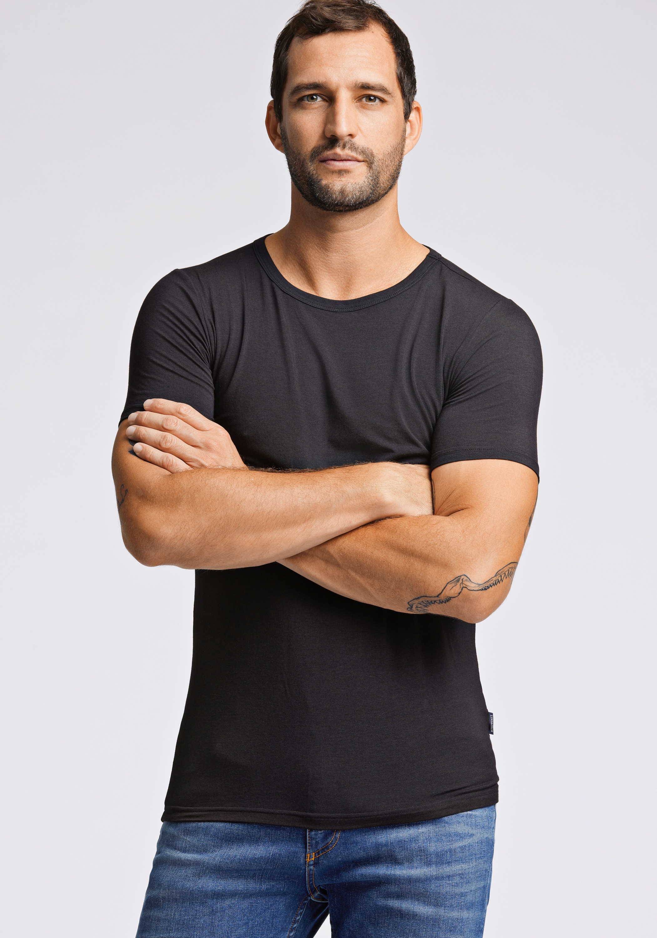 LINDBERGH Kurzarmshirt "T-Shirt (Kurzarm) Slim Fit"