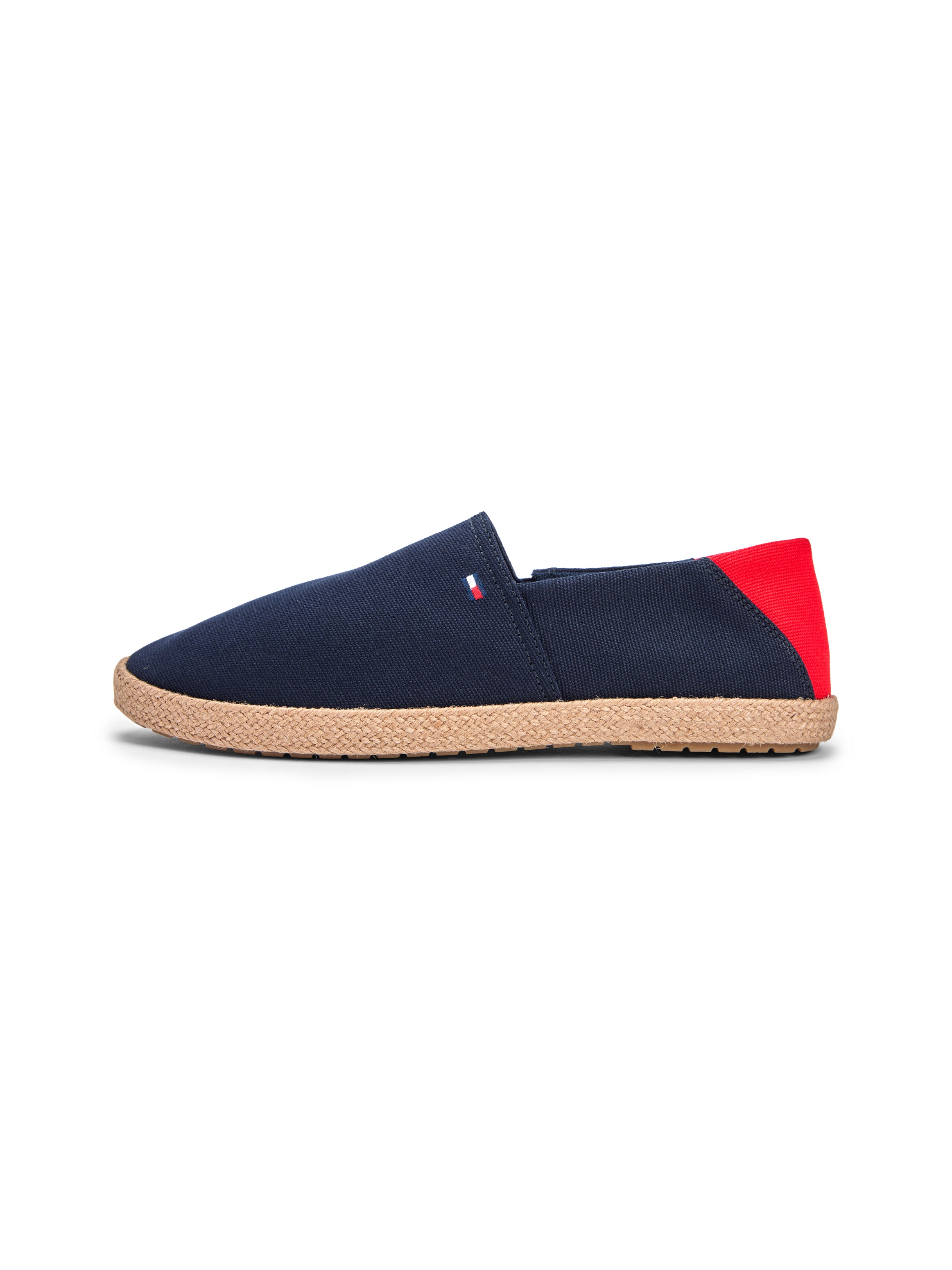 Tommy Hilfiger Espadrille »CORE HILFIGER ESPADRILLE TEXTILE«  Slipper, Schlupfschuh, Flats mit typischem Jutebezug