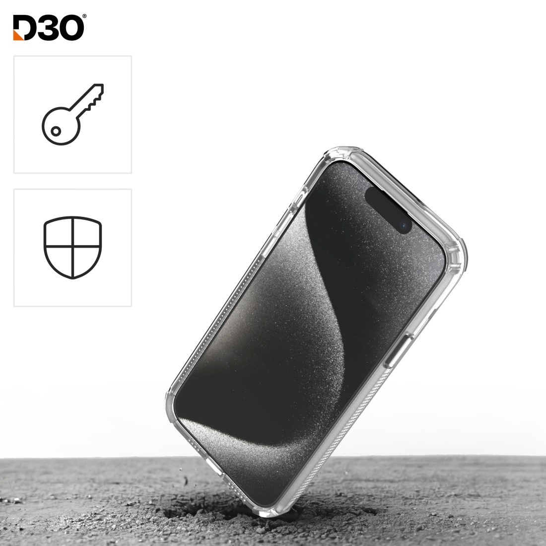 Hama Displayschutzglas »Handy-Schutzglas "Super Hybrid" für Apple iPhone 17, Montagehilfe« High-End-Schutzglas mit D3O®-Lizenz