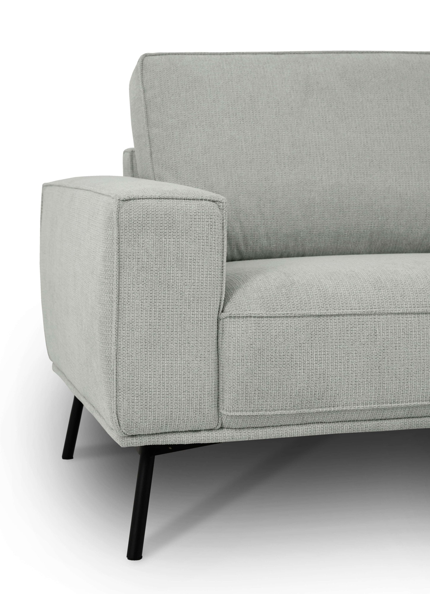 andas Ecksofa »Vosby«, Breite 260 cm, Chenille, mit dekorativer Kedernaht