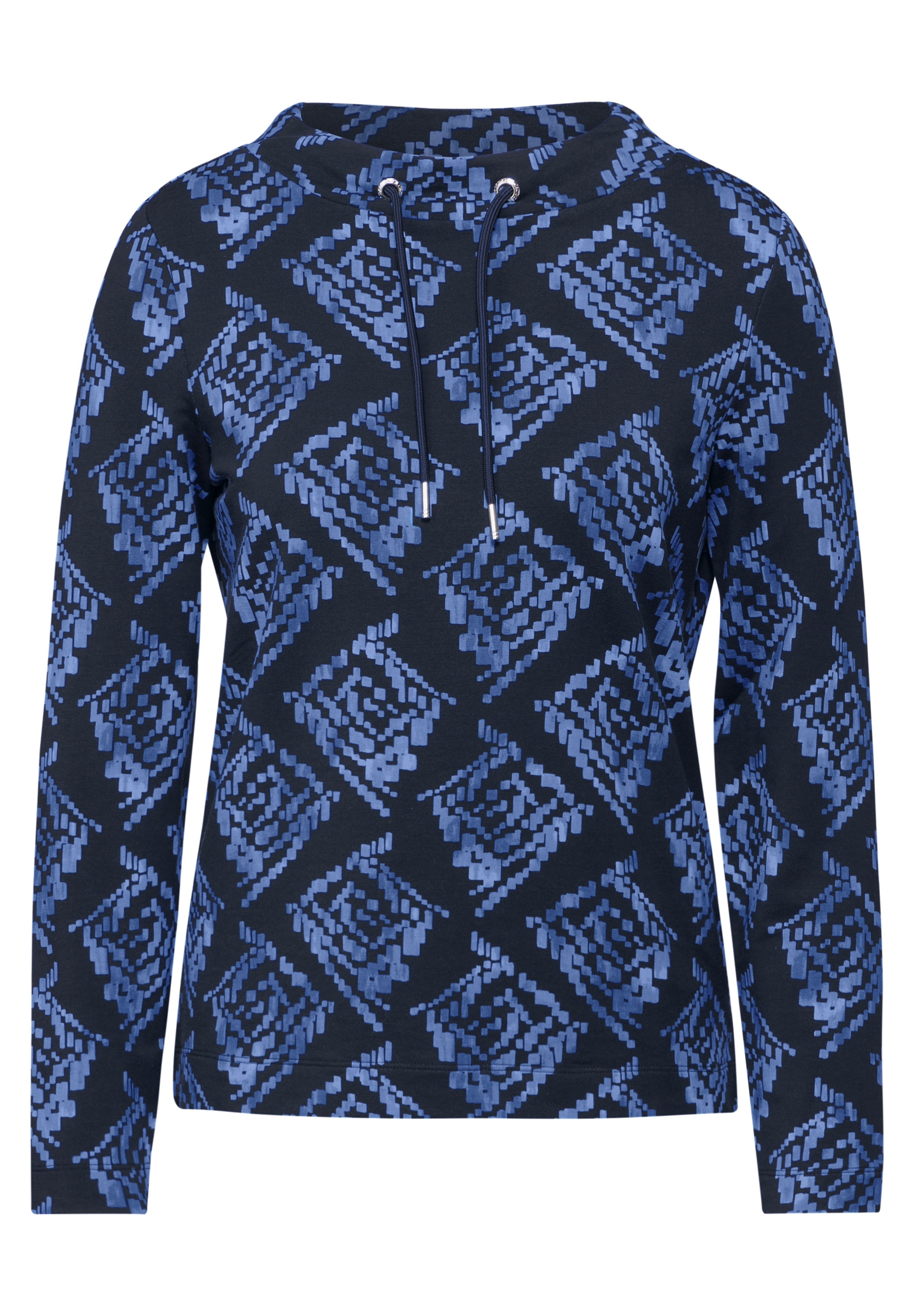 Cecil Langarmshirt, mit grafischem Muster