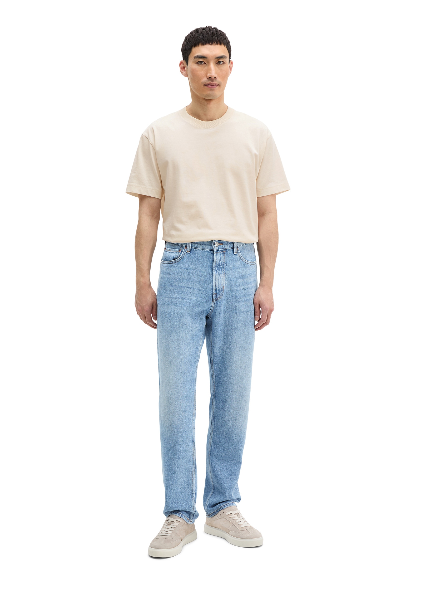 Marc O'Polo Regular-fit-Jeans »aus besonders weichem TENCEL™ Lyocell, Leinen und Bio-Baumwolle«