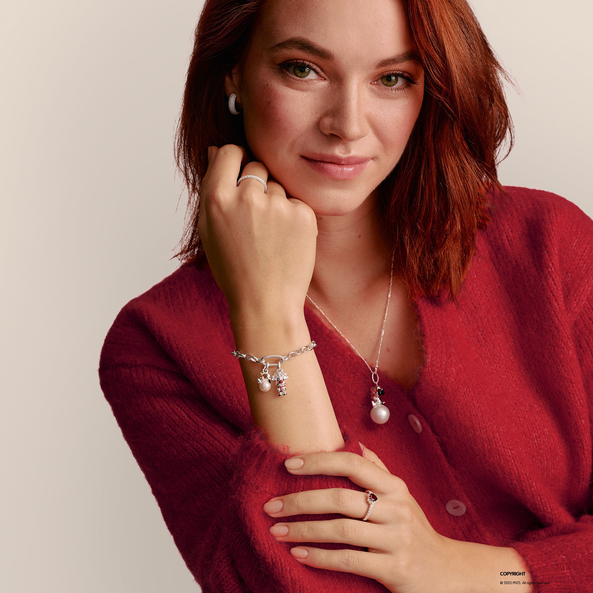 THOMAS SABO Charm-Einhänger »THOMAS SABO x Peanuts Snoopy/Woodstock Santa Edition  - Connect«