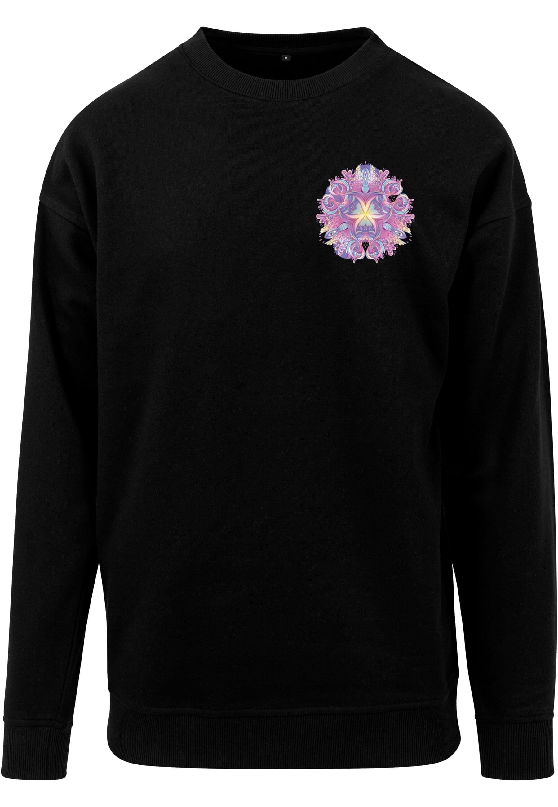 MisterTee Sweater »MisterTee Damen Ladies Psychadelic Mandala Crewneck«