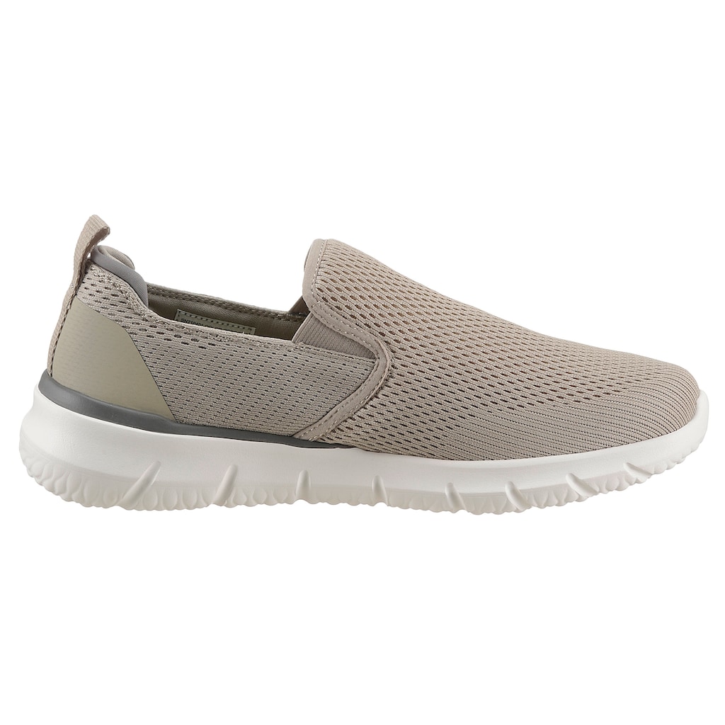 Skechers Slipper »DEL RETTO«, Slipper, Freizeitschuh mit gepolstertem Fersenpart