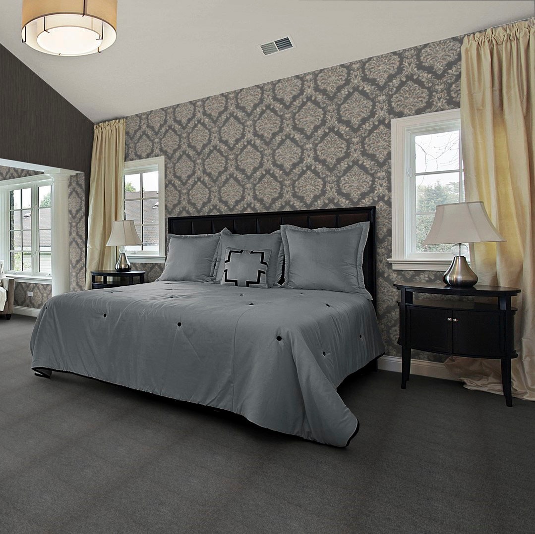 Bodenmeister Teppichboden »Jupiter, Velours - meliert, Made in Belgium«, rechteckig, 7,5 mm Höhe, Wohnzimmer, Schlafzimmer, Kinderzimmer, Breite 400/500 cm
